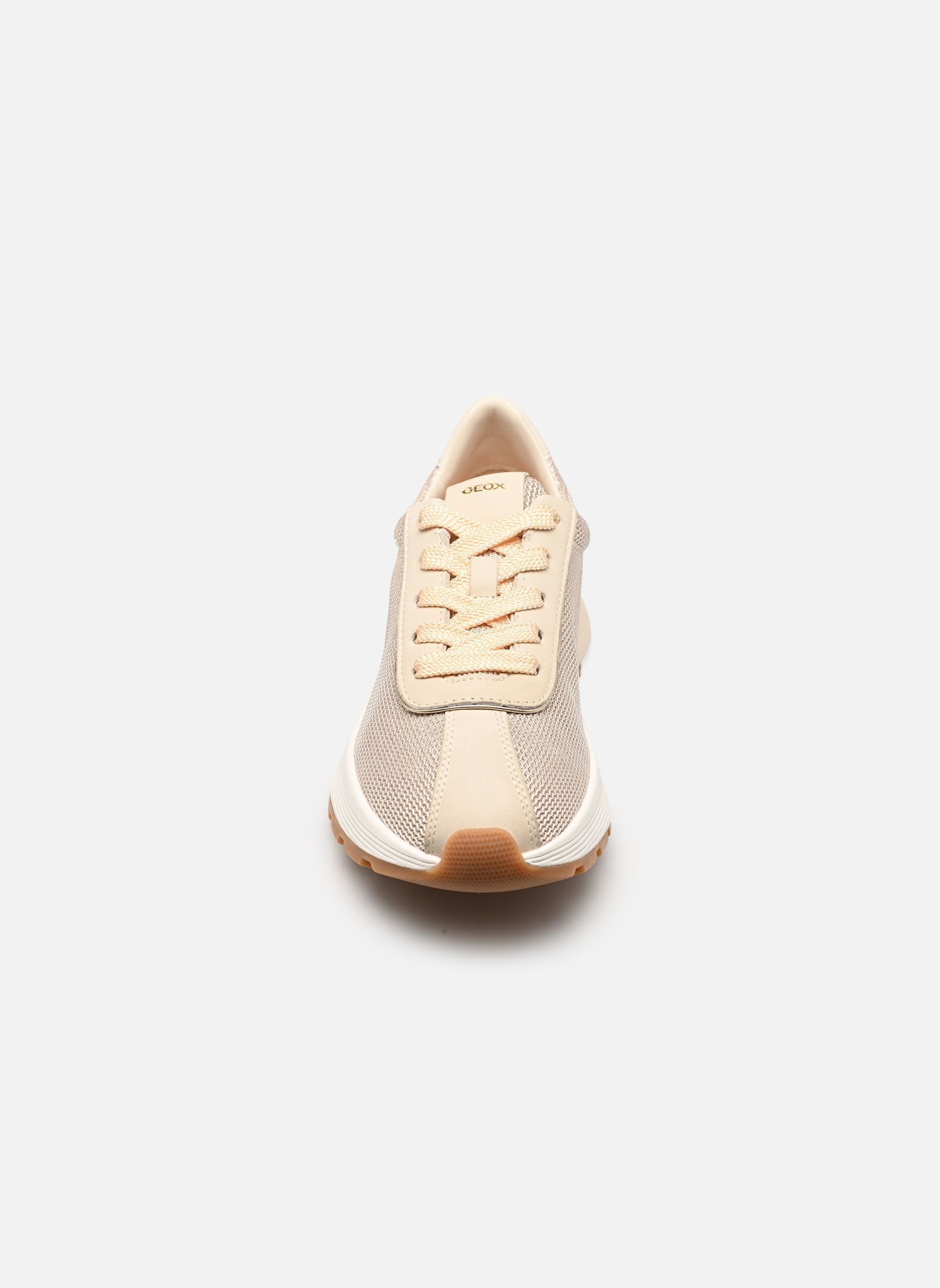 Niedrige Sneaker D METROPOLI A damen beige Geox Niedrige Sneaker D METROPOLI A damen beige PAPYRUS/LT GREY