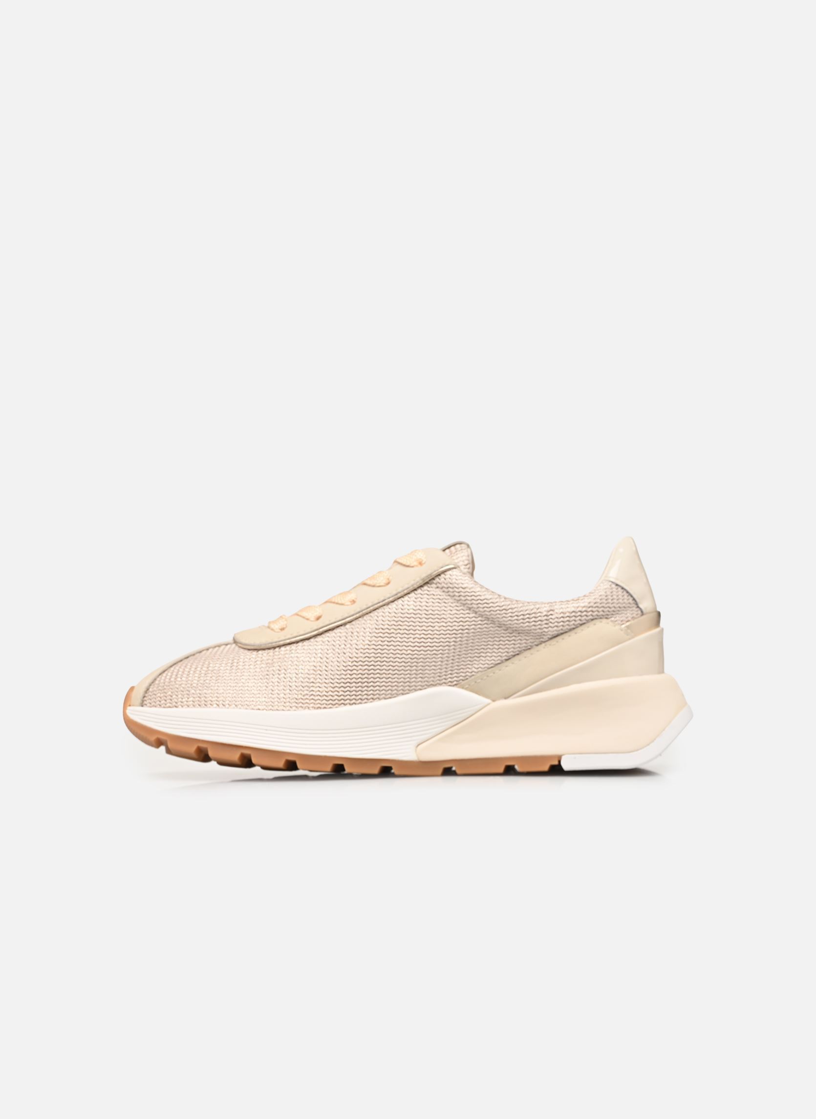 Niedrige Sneaker D METROPOLI A damen beige Geox Niedrige Sneaker D METROPOLI A damen beige PAPYRUS/LT GREY