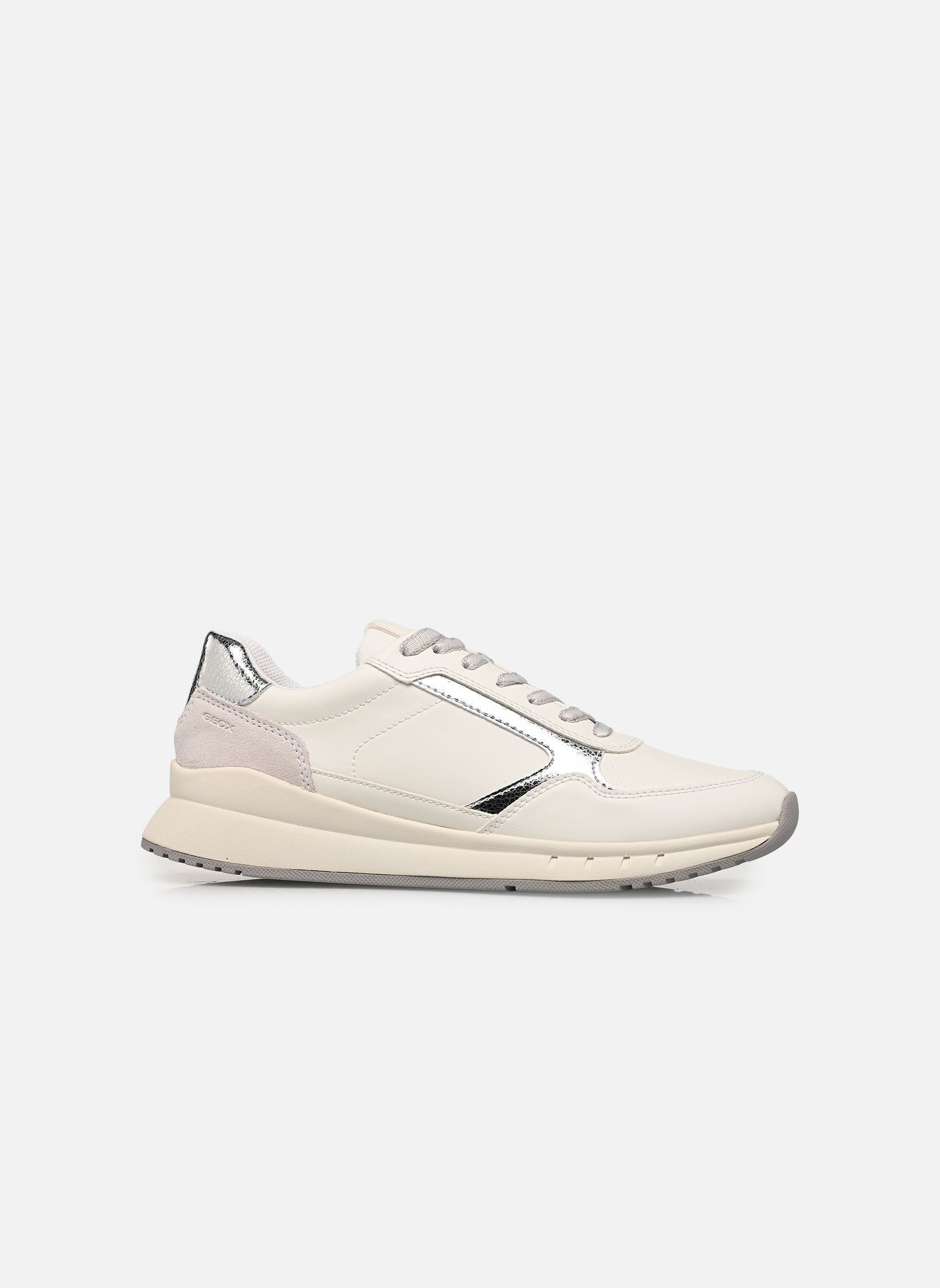 Baskets basses D OCTAVIEE B femme blanc Geox Baskets basses D OCTAVIEE B femme blanc White/silver
