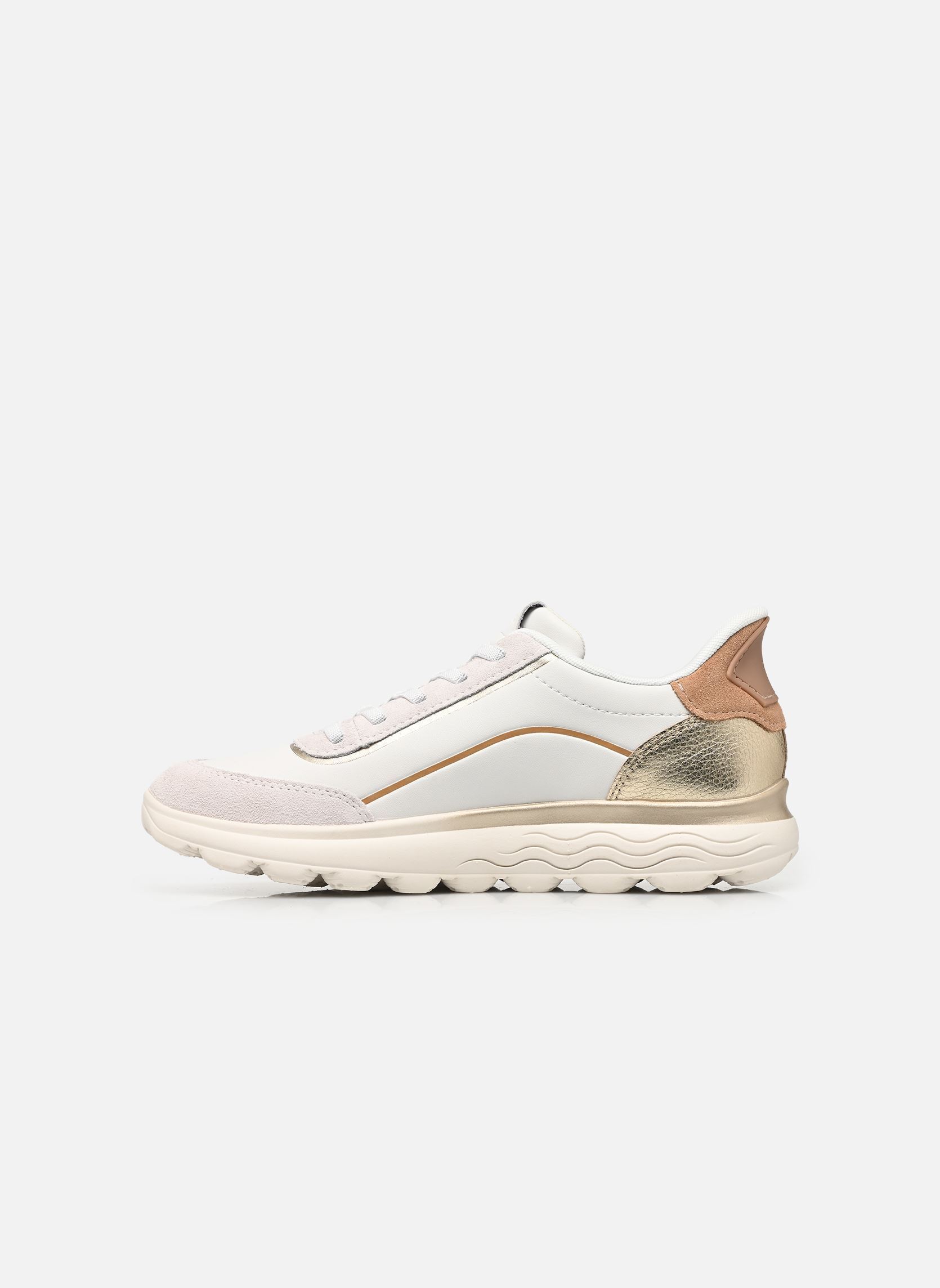 Lage sneakers D SPHERICA PLUS A dames wit Geox Lage sneakers D SPHERICA PLUS A dames wit White/Off White