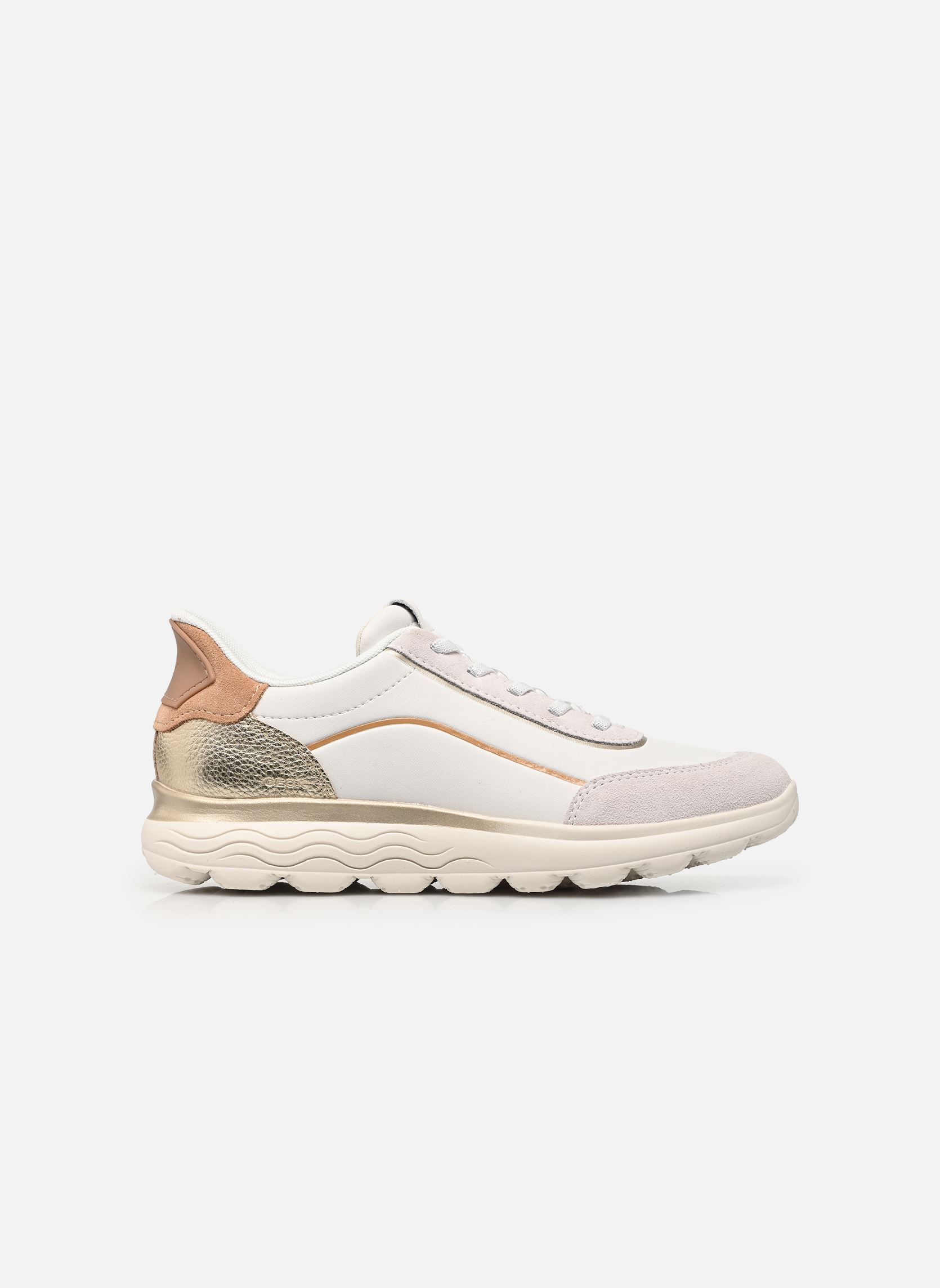 Lage sneakers D SPHERICA PLUS A dames wit Geox Lage sneakers D SPHERICA PLUS A dames wit White/Off White