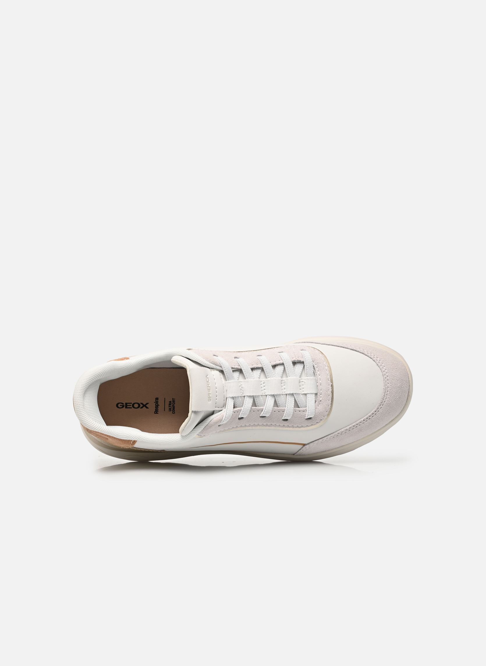 Lage sneakers D SPHERICA PLUS A dames wit Geox Lage sneakers D SPHERICA PLUS A dames wit White/Off White