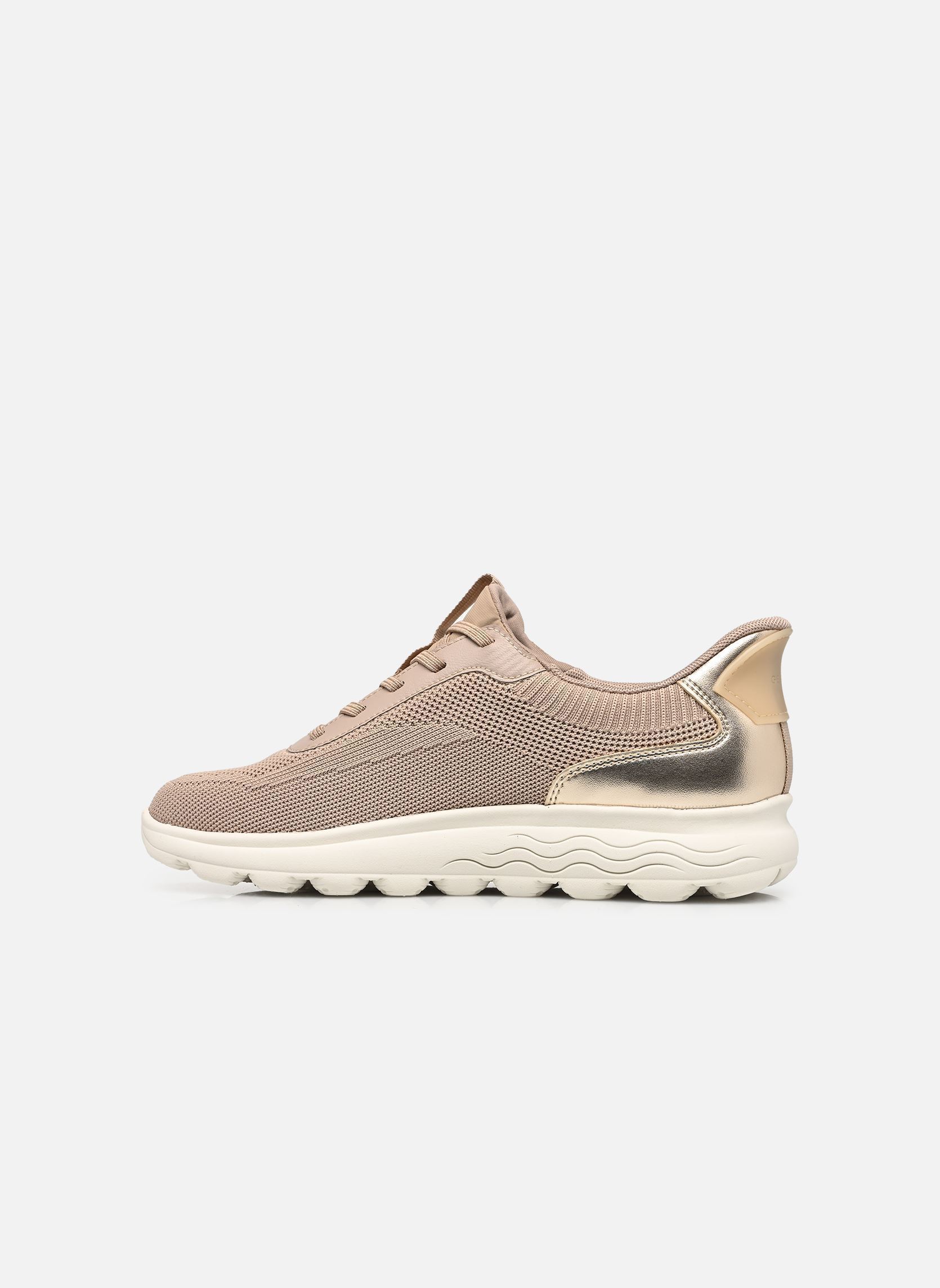Baskets basses D SPHERICA PLUS A femme beige Geox Baskets basses D SPHERICA PLUS A femme beige LT TAUPE/LT GOLD