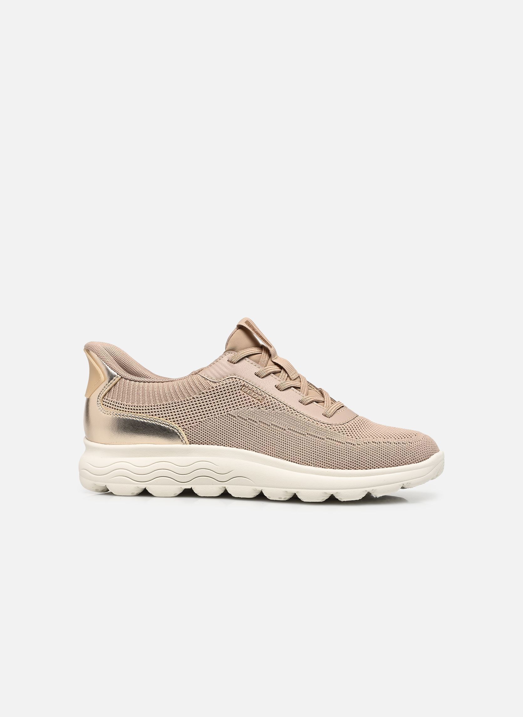 Baskets basses D SPHERICA PLUS A femme beige Geox Baskets basses D SPHERICA PLUS A femme beige LT TAUPE/LT GOLD