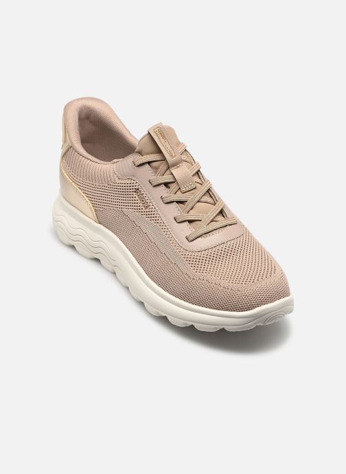 Geox Baskets basses D SPHERICA PLUS A femme beige