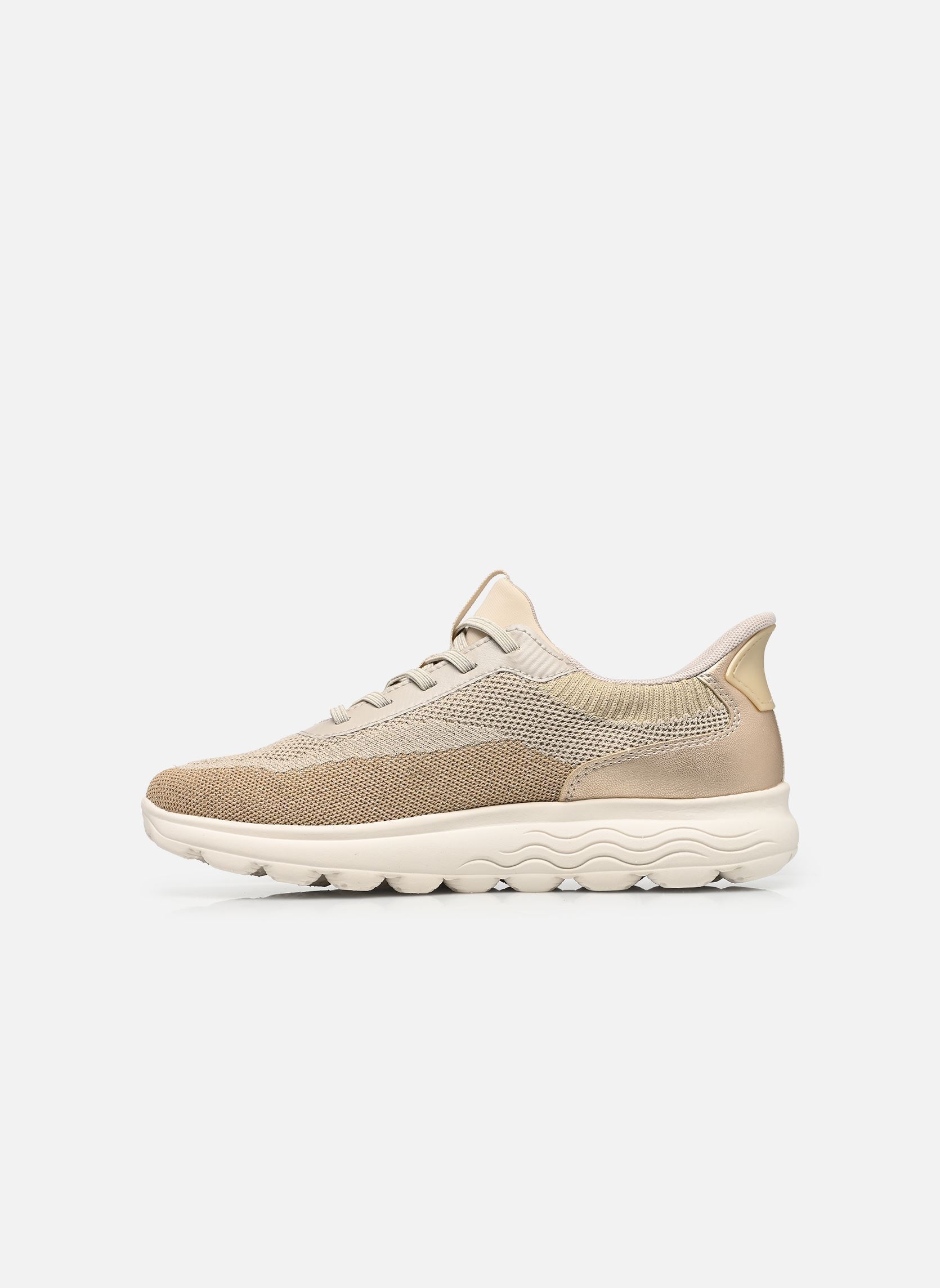 Baskets basses D SPHERICA PLUS A femme beige Geox Baskets basses D SPHERICA PLUS A femme beige LT SAND/LT GOLD