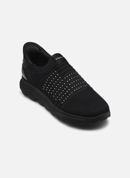 Geox Baskets basses D SPHERICA PLUS C femme noir