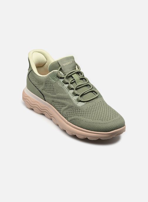 Geox Baskets basses D SPHERICA PLUS D femme vert
