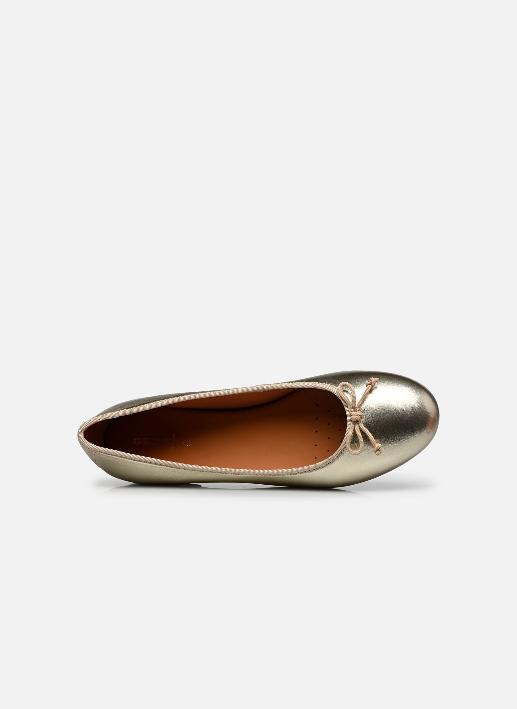 Klassische Ballerinas D NEW PALMARIA F damen gold und bronze Geox Klassische Ballerinas D NEW PALMARIA F damen gold und bronze LT GOLD/CREAM