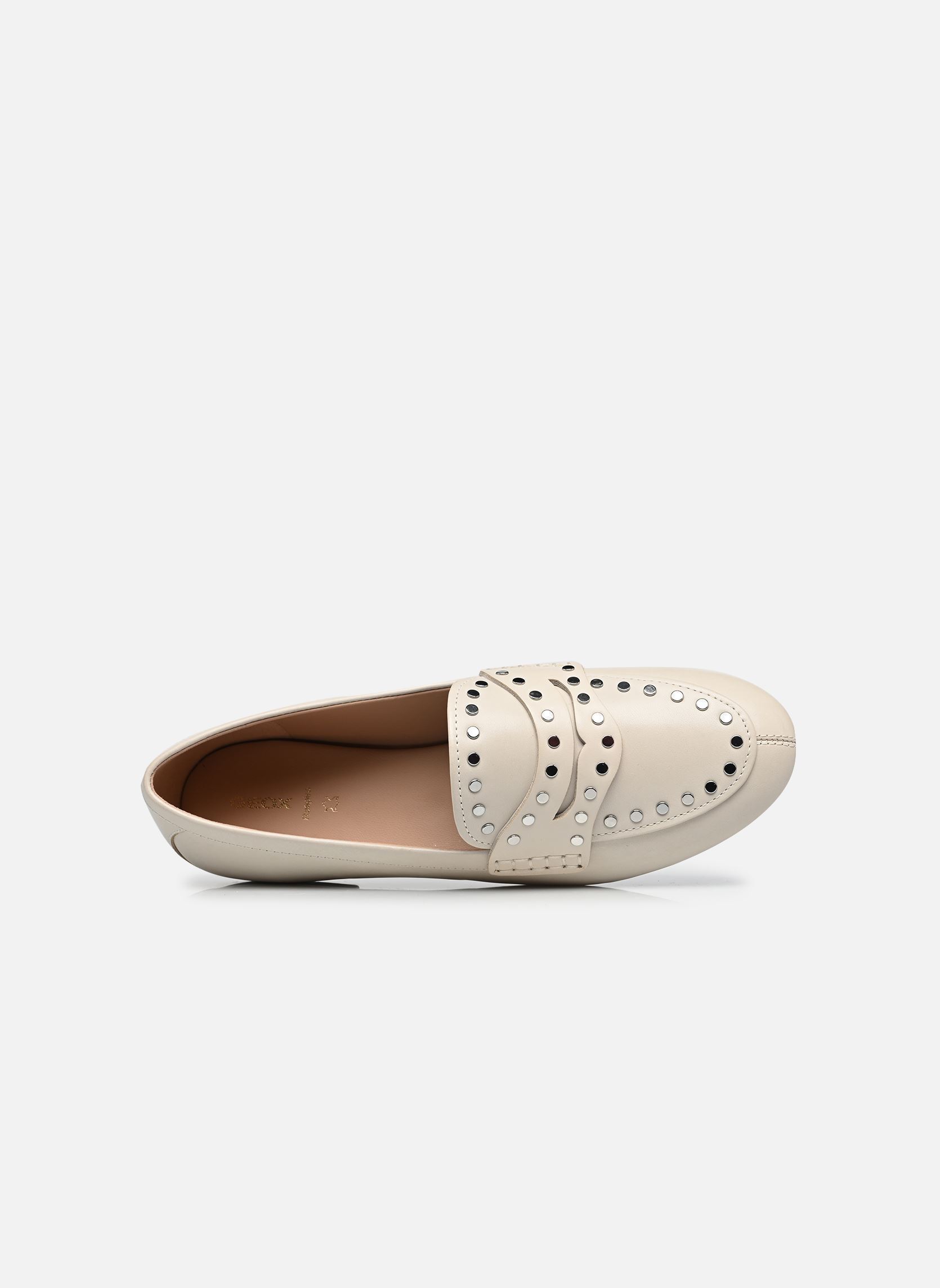 Mocassins D NEW PALMARIA C femme blanc Geox Mocassins D NEW PALMARIA C femme blanc Lt Sand