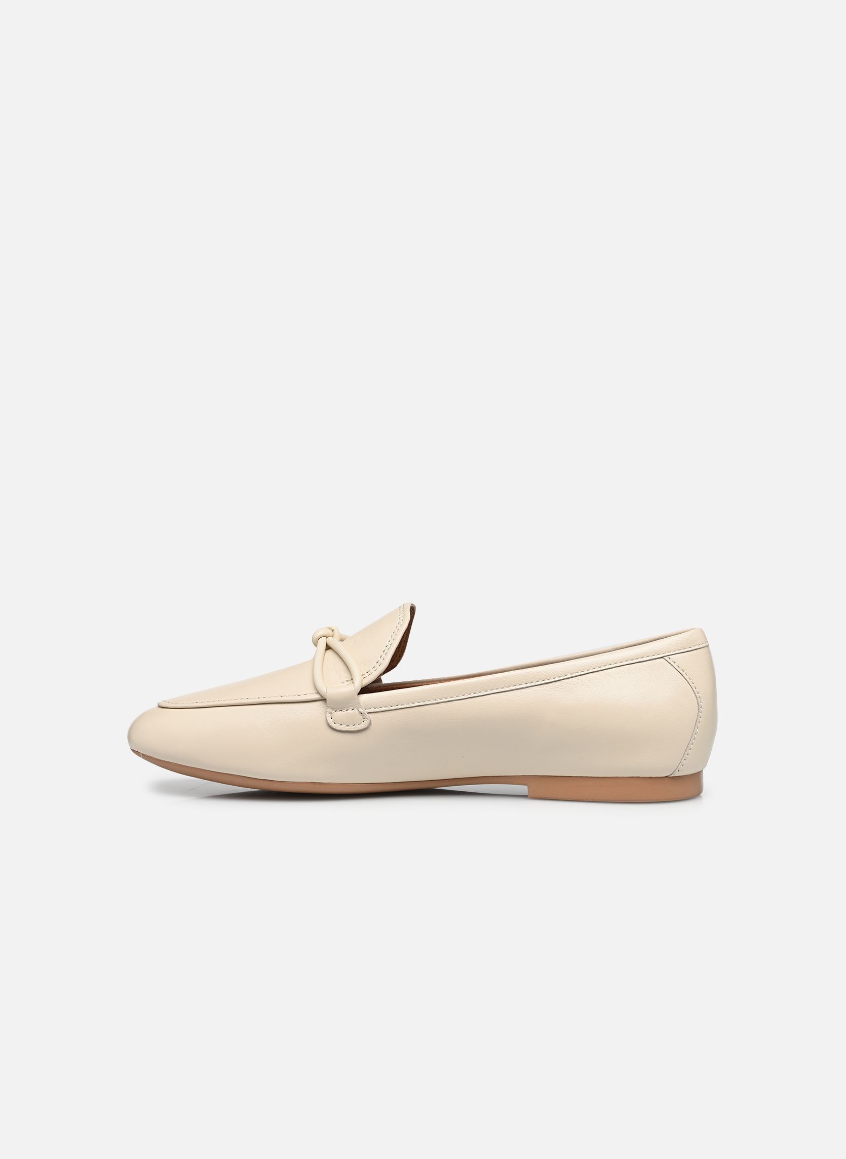 Mocassins D NEW PALMARIA D femme blanc Geox Mocassins D NEW PALMARIA D femme blanc Papyrus