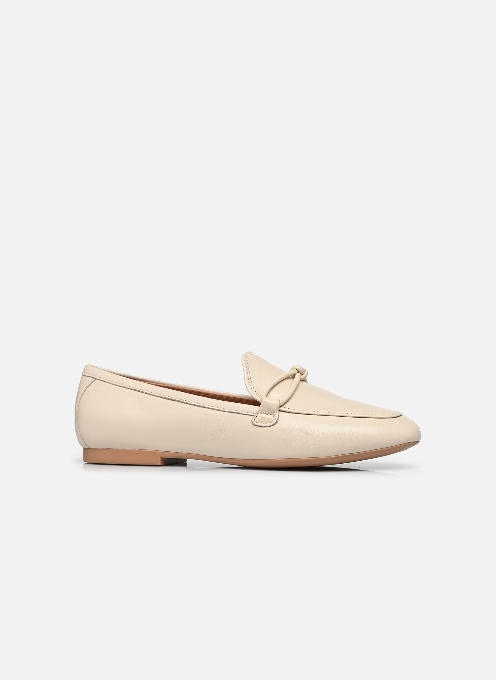 Mocassins D NEW PALMARIA D femme blanc Geox Mocassins D NEW PALMARIA D femme blanc Papyrus