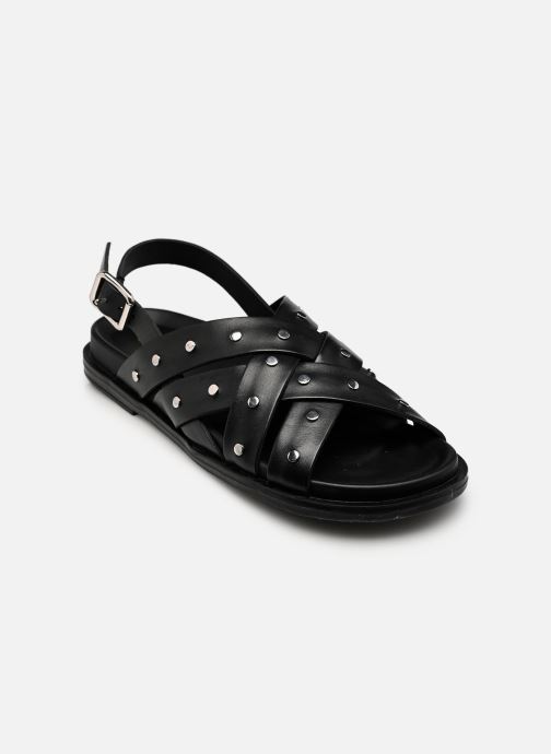 Geox Sandalen met sleehak en plateau D ADELASH C dames zwart