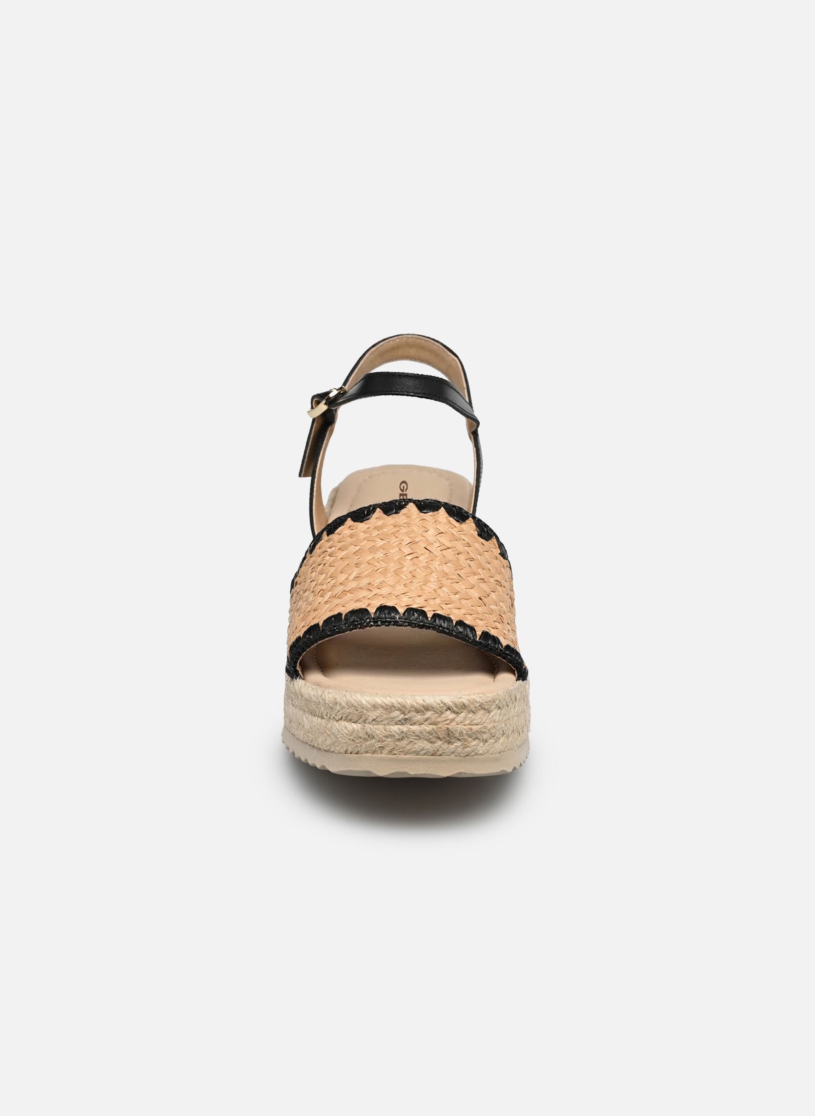 Espadrilles compensées et plateformes D ALEMERIA A femme beige Geox Espadrilles compensées et plateformes D ALEMERIA A femme beige LT TAUPE/BLACK