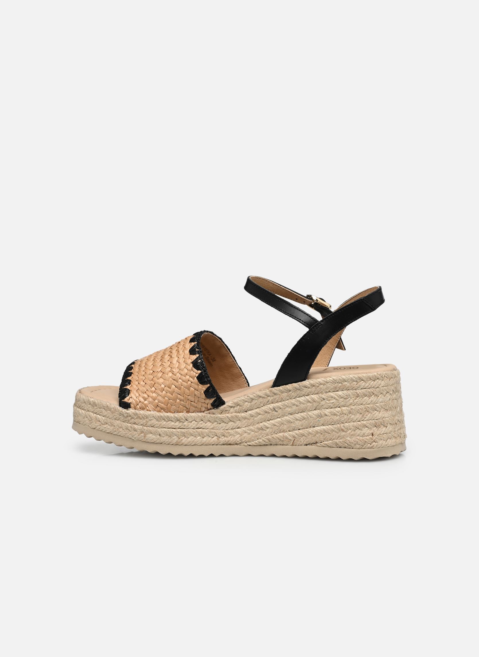 Espadrilles compensées et plateformes D ALEMERIA A femme beige Geox Espadrilles compensées et plateformes D ALEMERIA A femme beige LT TAUPE/BLACK