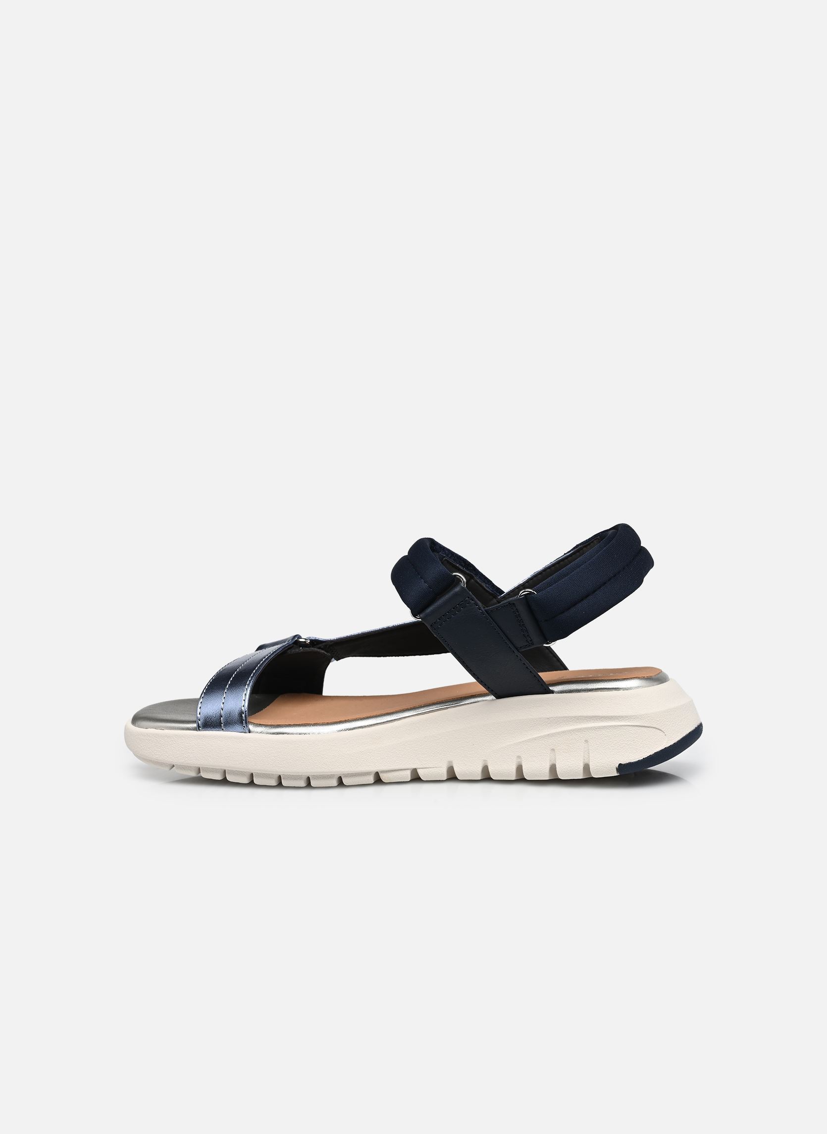 Sandalen met sleehak en plateau D FLEXTRIDE S D dames blauw Geox Sandalen met sleehak en plateau D FLEXTRIDE S D dames blauw Navy/avio