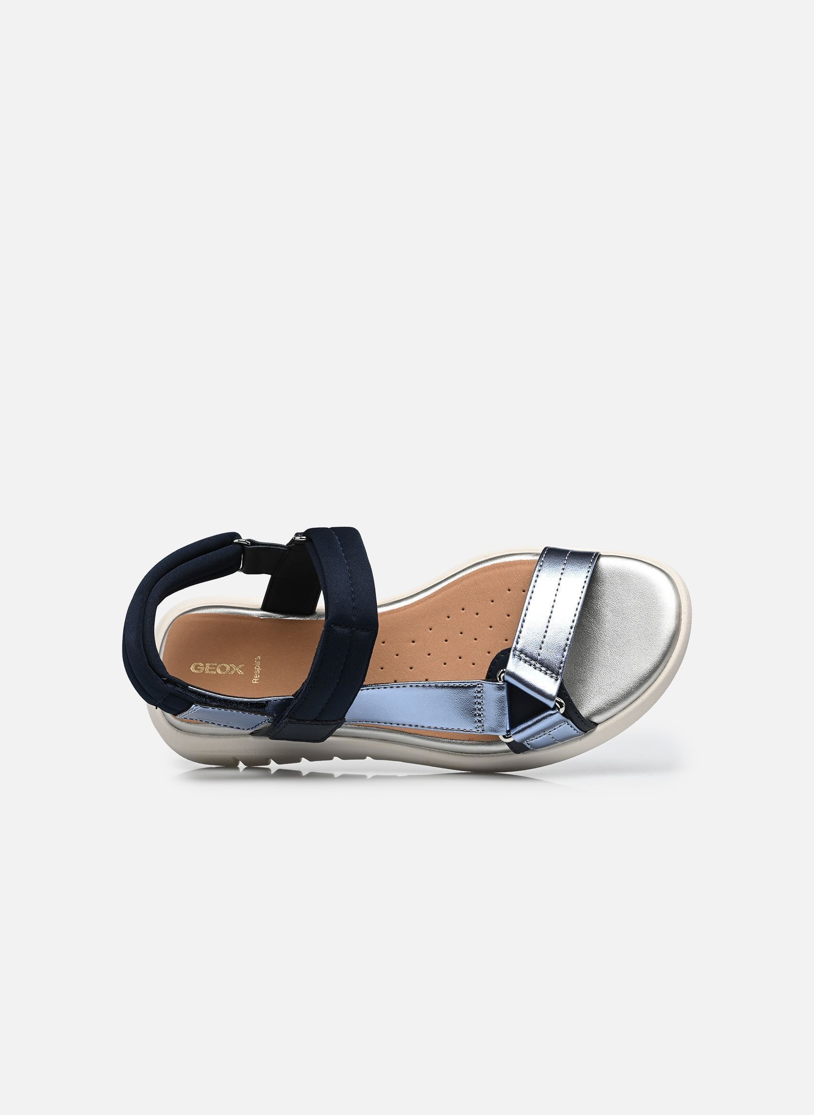 Sandalen met sleehak en plateau D FLEXTRIDE S D dames blauw Geox Sandalen met sleehak en plateau D FLEXTRIDE S D dames blauw Navy/avio