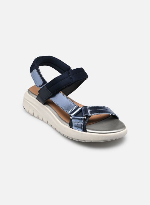 Geox Sandalen met sleehak en plateau D FLEXTRIDE S D dames blauw