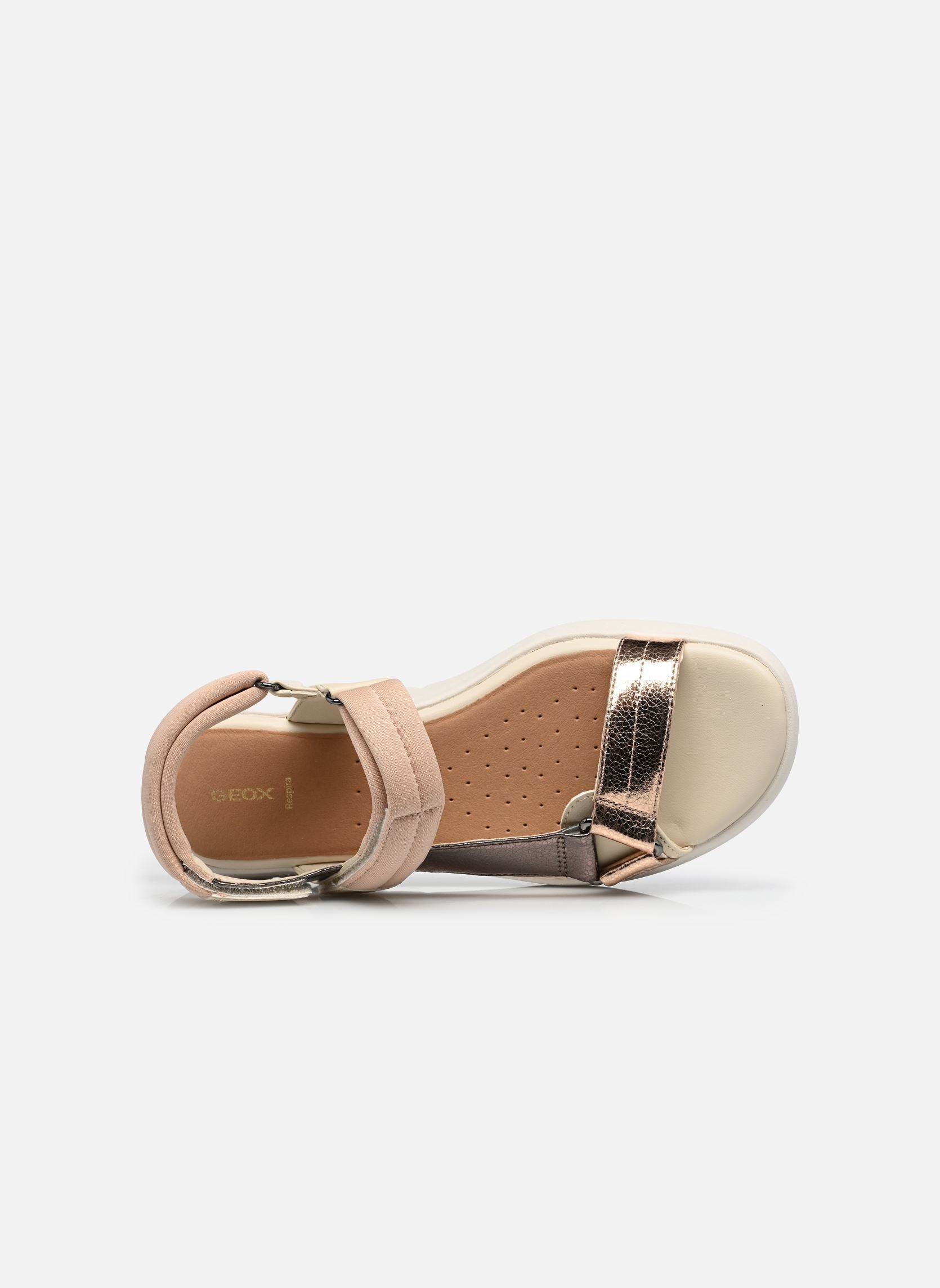 Sandales compensées et plateformes D FLEXTRIDE S D femme blanc Geox Sandales compensées et plateformes D FLEXTRIDE S D femme blanc PAPYRUS/DK BEIGE