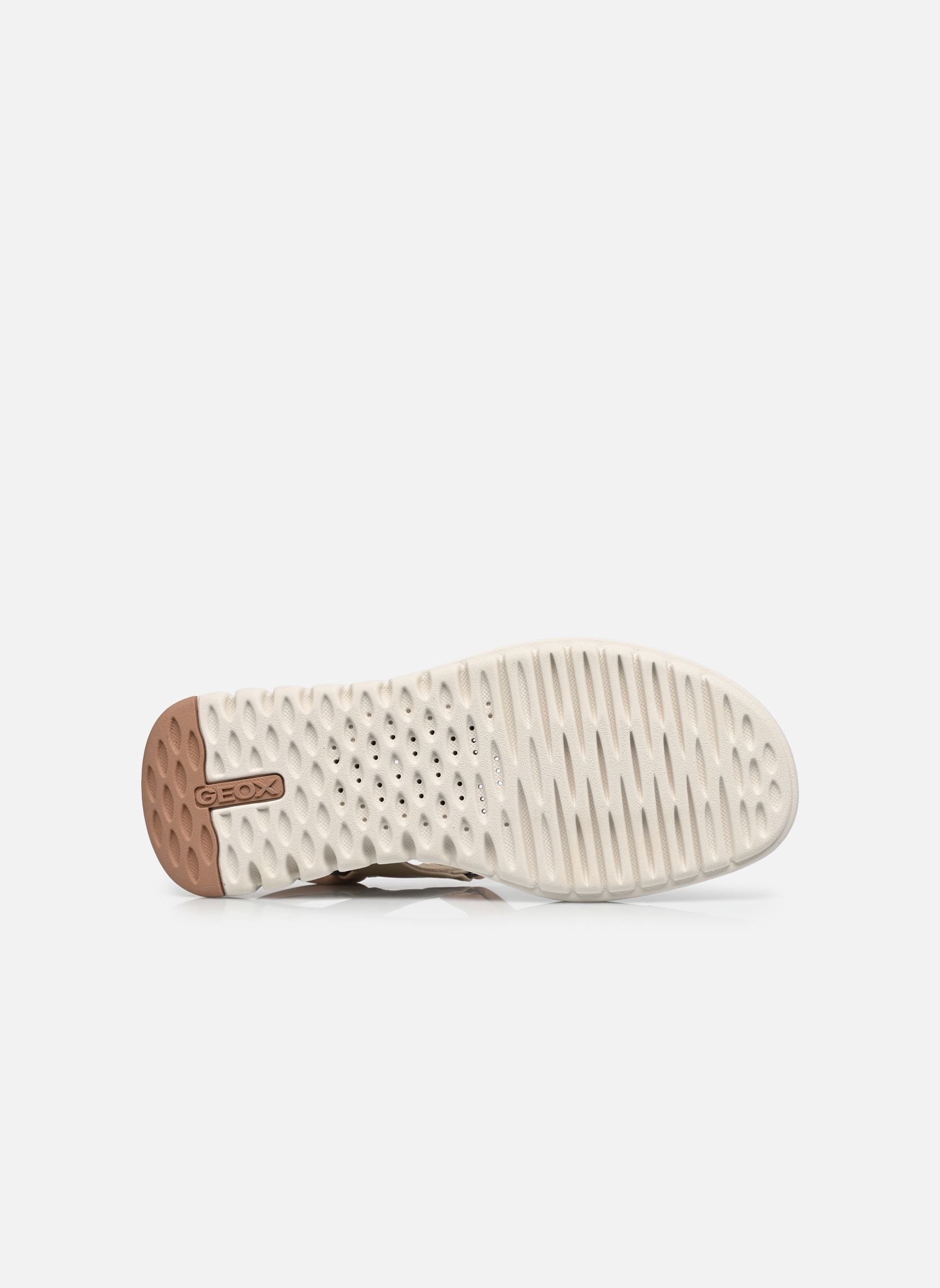 Sandales compensées et plateformes D FLEXTRIDE S D femme blanc Geox Sandales compensées et plateformes D FLEXTRIDE S D femme blanc PAPYRUS/DK BEIGE