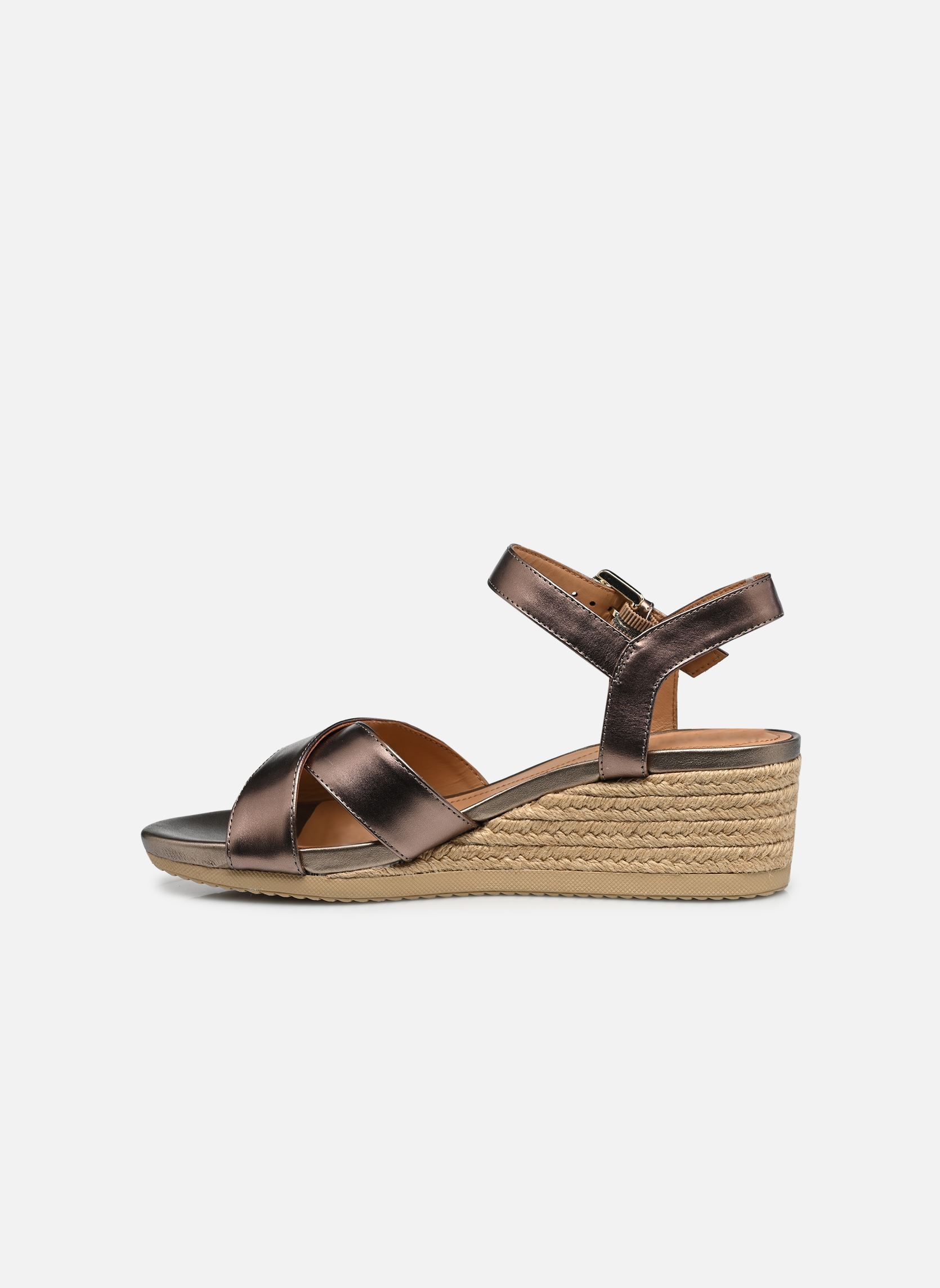 Espadrilles compensées et plateformes D ISCHIA CORDA C femme beige Geox Espadrilles compensées et plateformes D ISCHIA CORDA C femme beige DK BEIGE