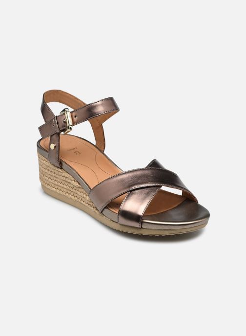 Geox Espadrilles compensées et plateformes D ISCHIA CORDA C femme beige