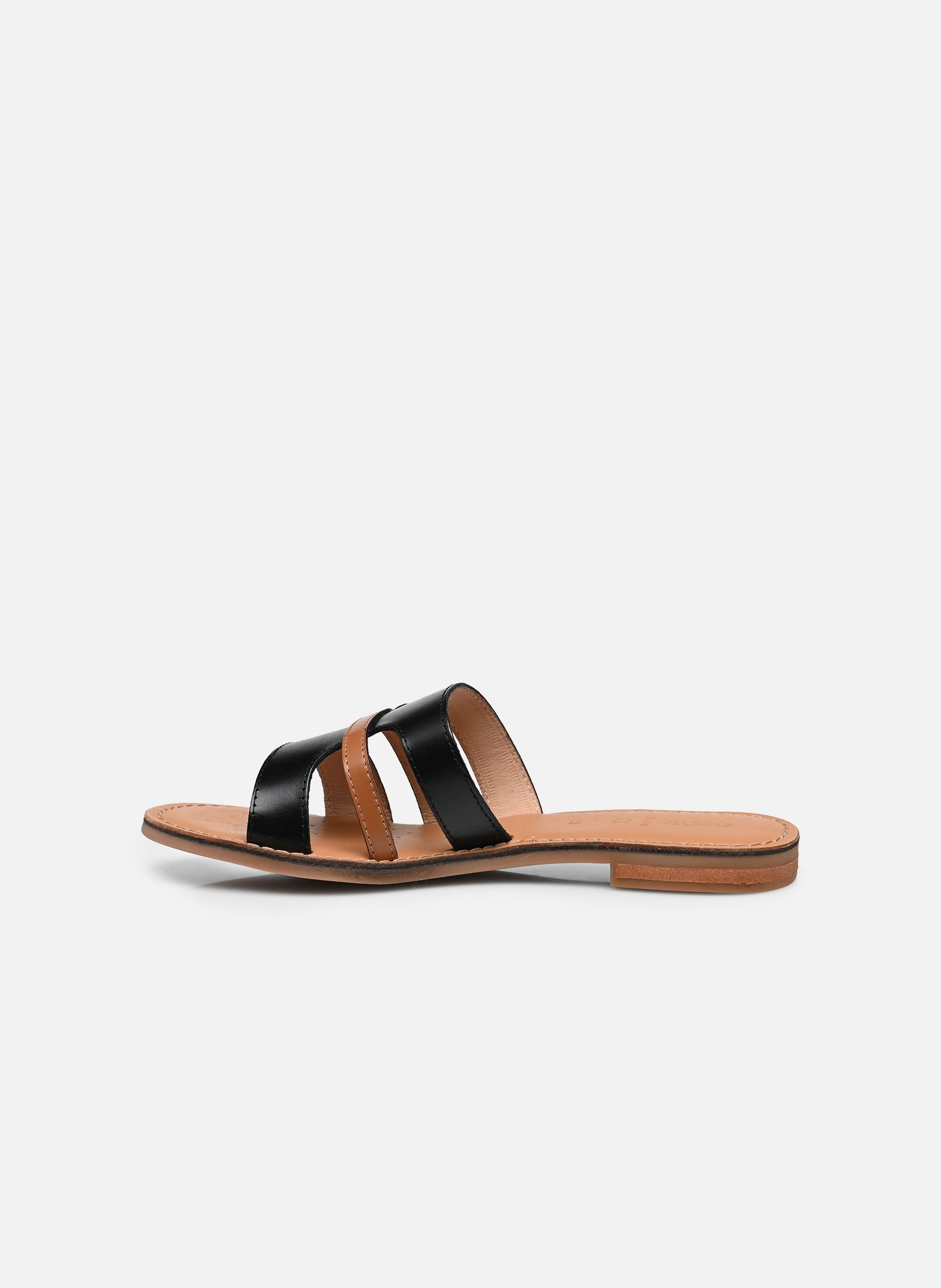 Mules D MADDALUSIAC P femme noir Geox Mules D MADDALUSIAC P femme noir Black/camel