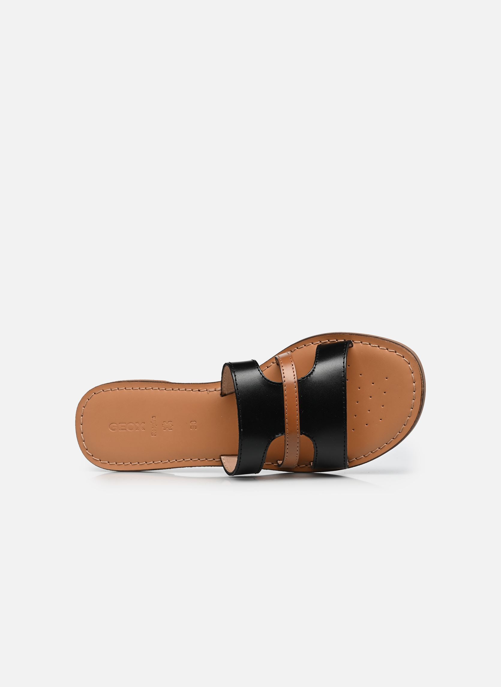 Mules D MADDALUSIAC P femme noir Geox Mules D MADDALUSIAC P femme noir Black/camel