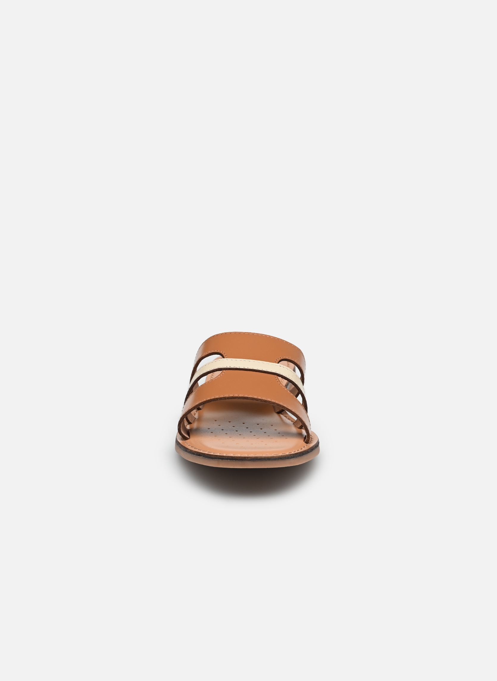 Mules D MADDALUSIAC P femme marron Geox Mules D MADDALUSIAC P femme marron CAMEL/PAPYRUS