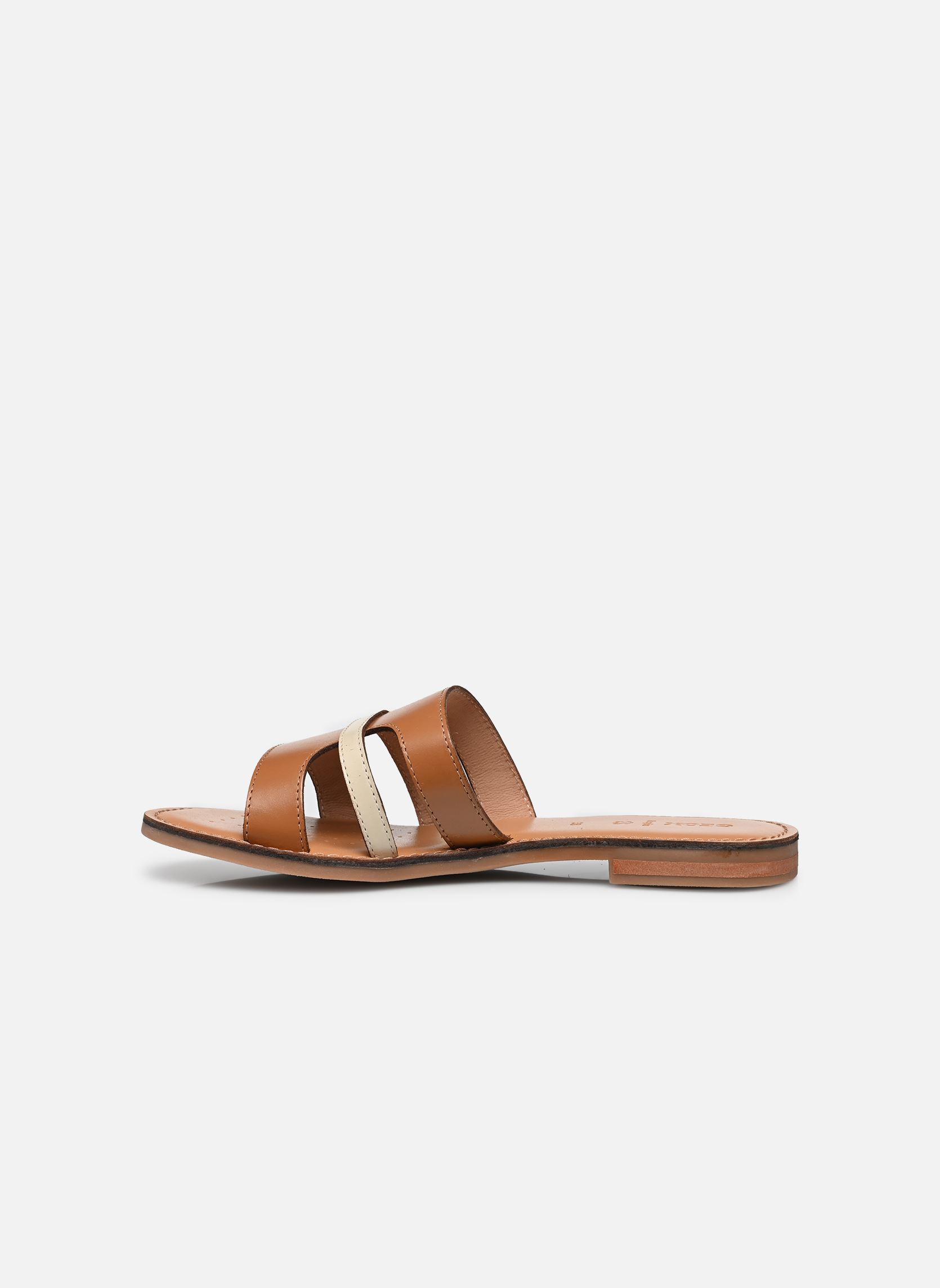 Mules D MADDALUSIAC P femme marron Geox Mules D MADDALUSIAC P femme marron CAMEL/PAPYRUS