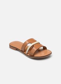 Mules D MADDALUSIAC P femme marron Geox Mules D MADDALUSIAC P femme marron CAMEL/PAPYRUS