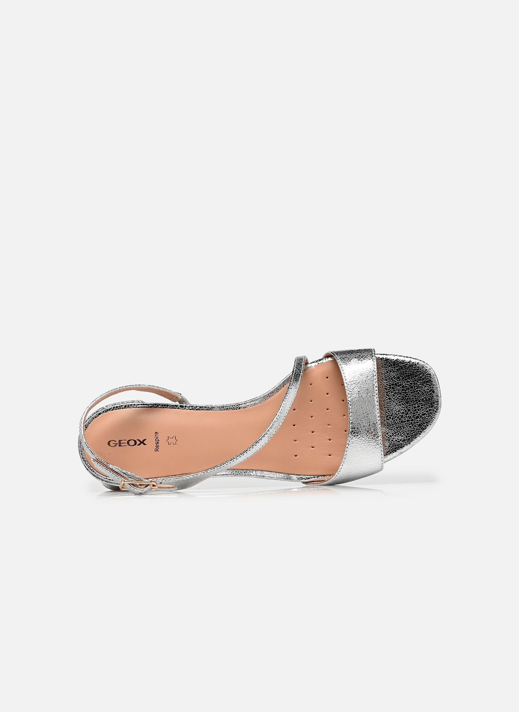 Sandalen D NEW ERAKLIA 50 T01 dames zilver Geox Sandalen D NEW ERAKLIA 50 T01 dames zilver Silver