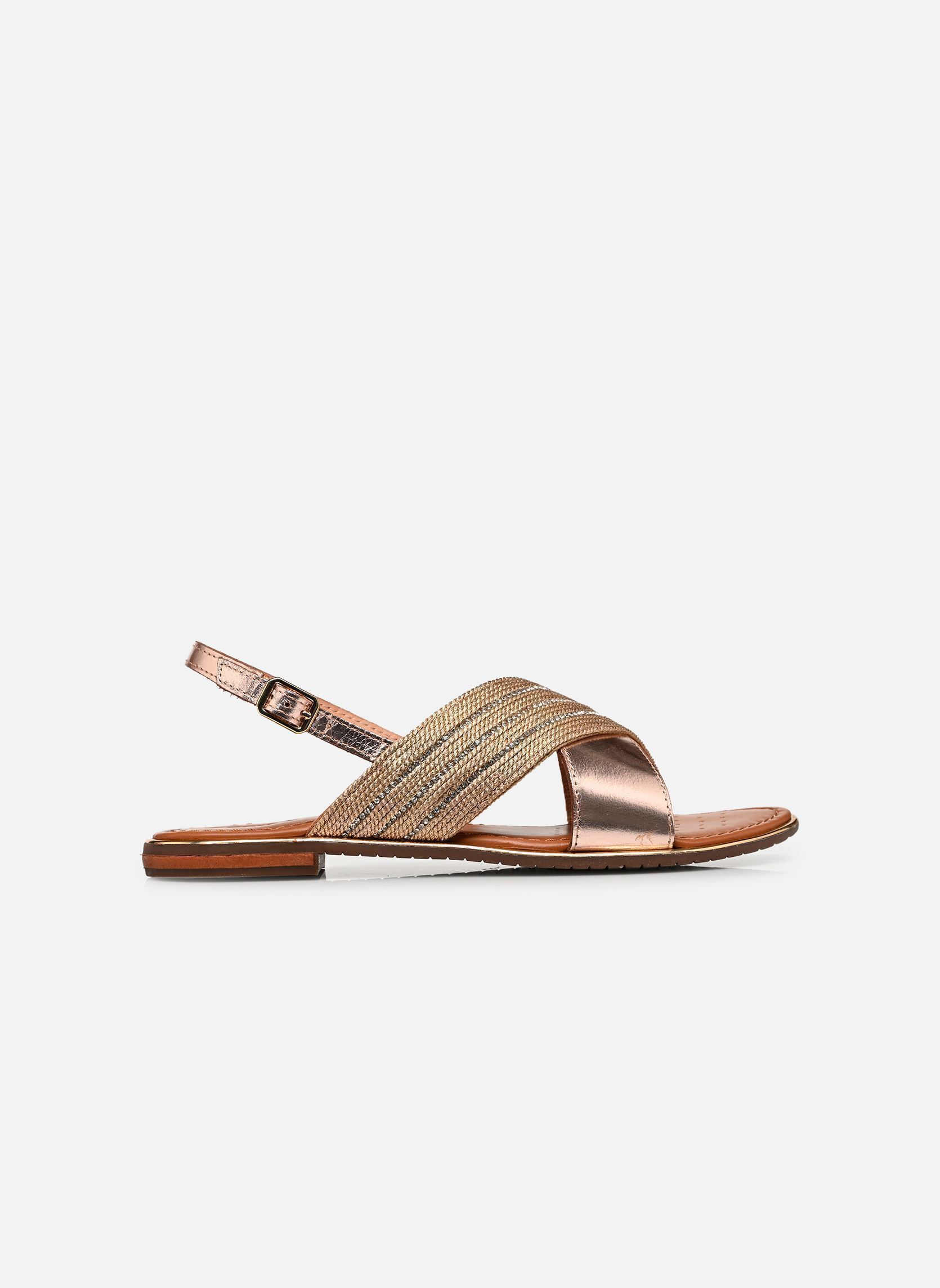 Sandalen D SOZY PLUS E damen gold und bronze Geox Sandalen D SOZY PLUS E damen gold und bronze DK GOLD/LT GOLD
