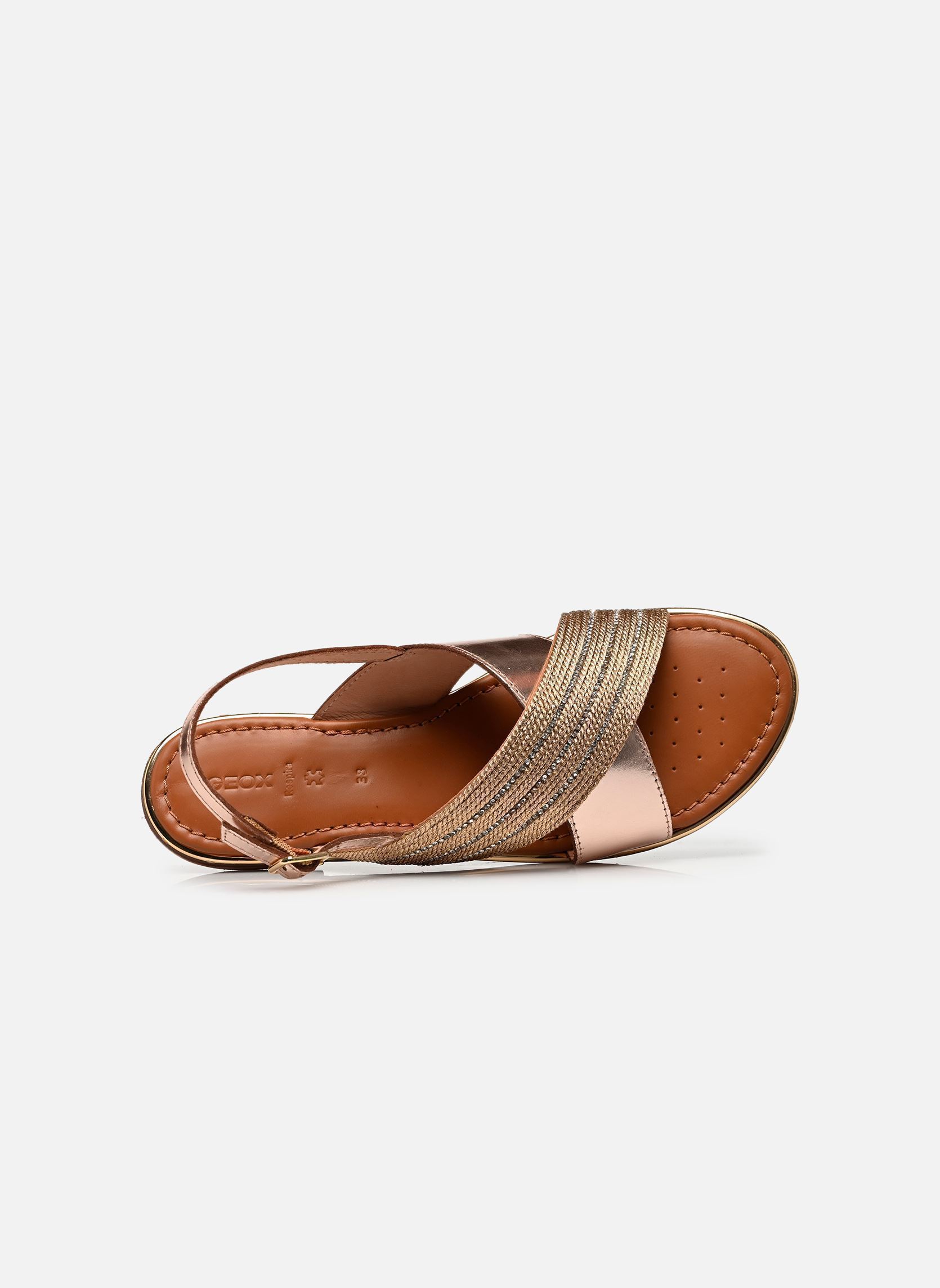 Sandalen D SOZY PLUS E damen gold und bronze Geox Sandalen D SOZY PLUS E damen gold und bronze DK GOLD/LT GOLD