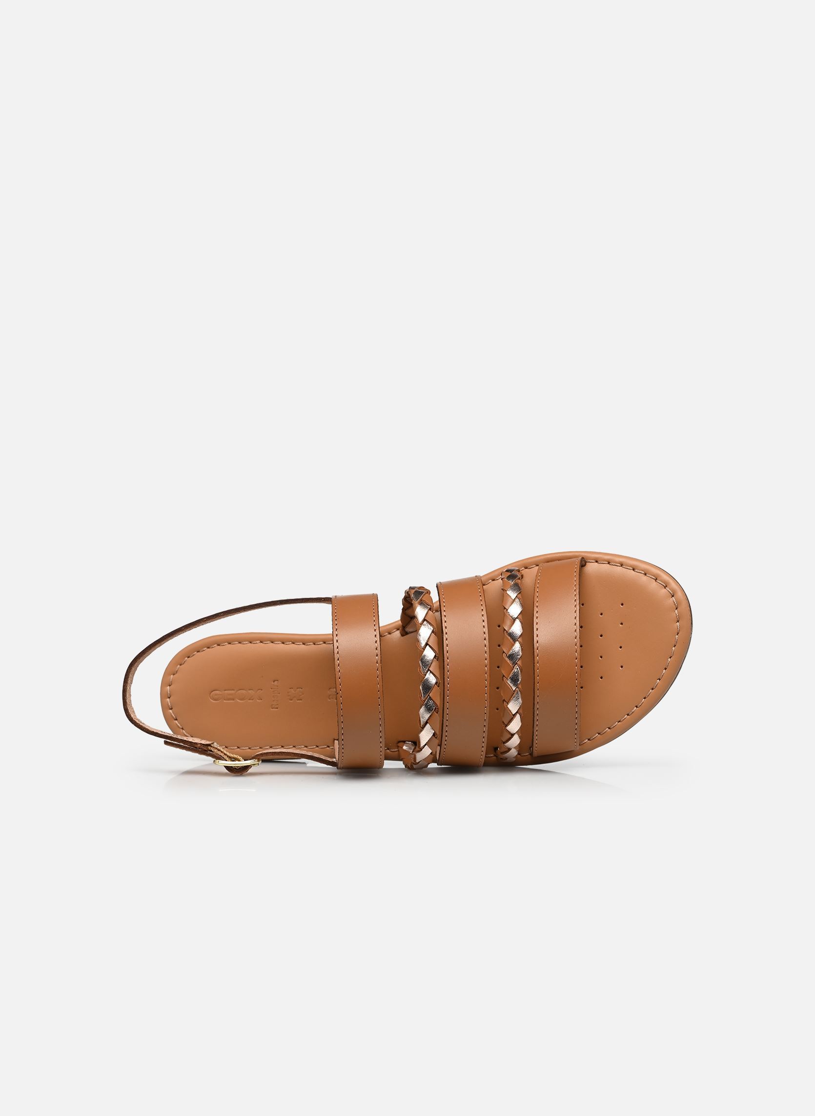 Flache Sandalen D SOZY S C damen braun Geox Flache Sandalen D SOZY S C damen braun CAMEL/LT GOLD