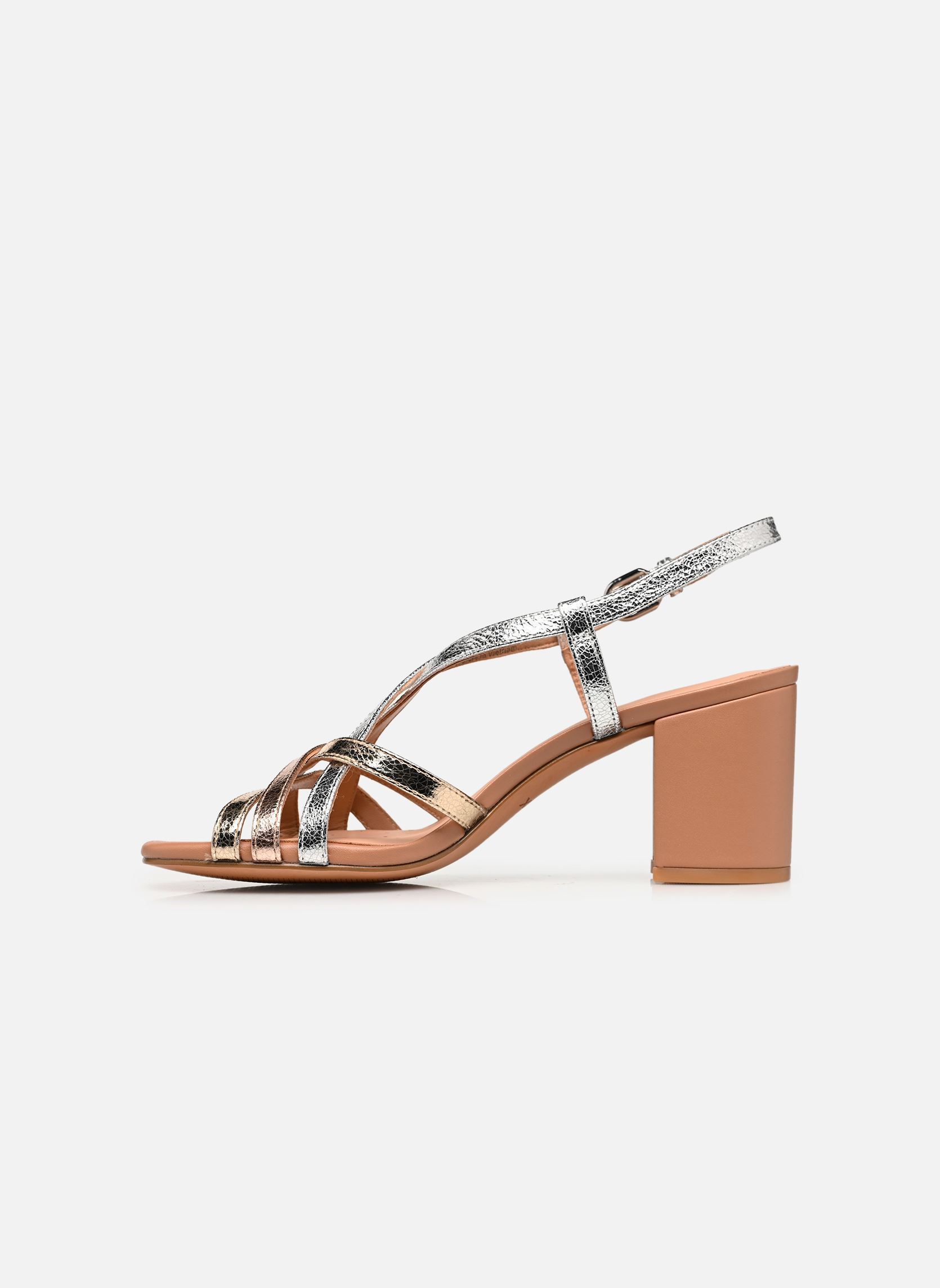 Sandalen D VIRNILISA 65 S B damen silber Geox Sandalen D VIRNILISA 65 S B damen silber SILVER/LT GOLD