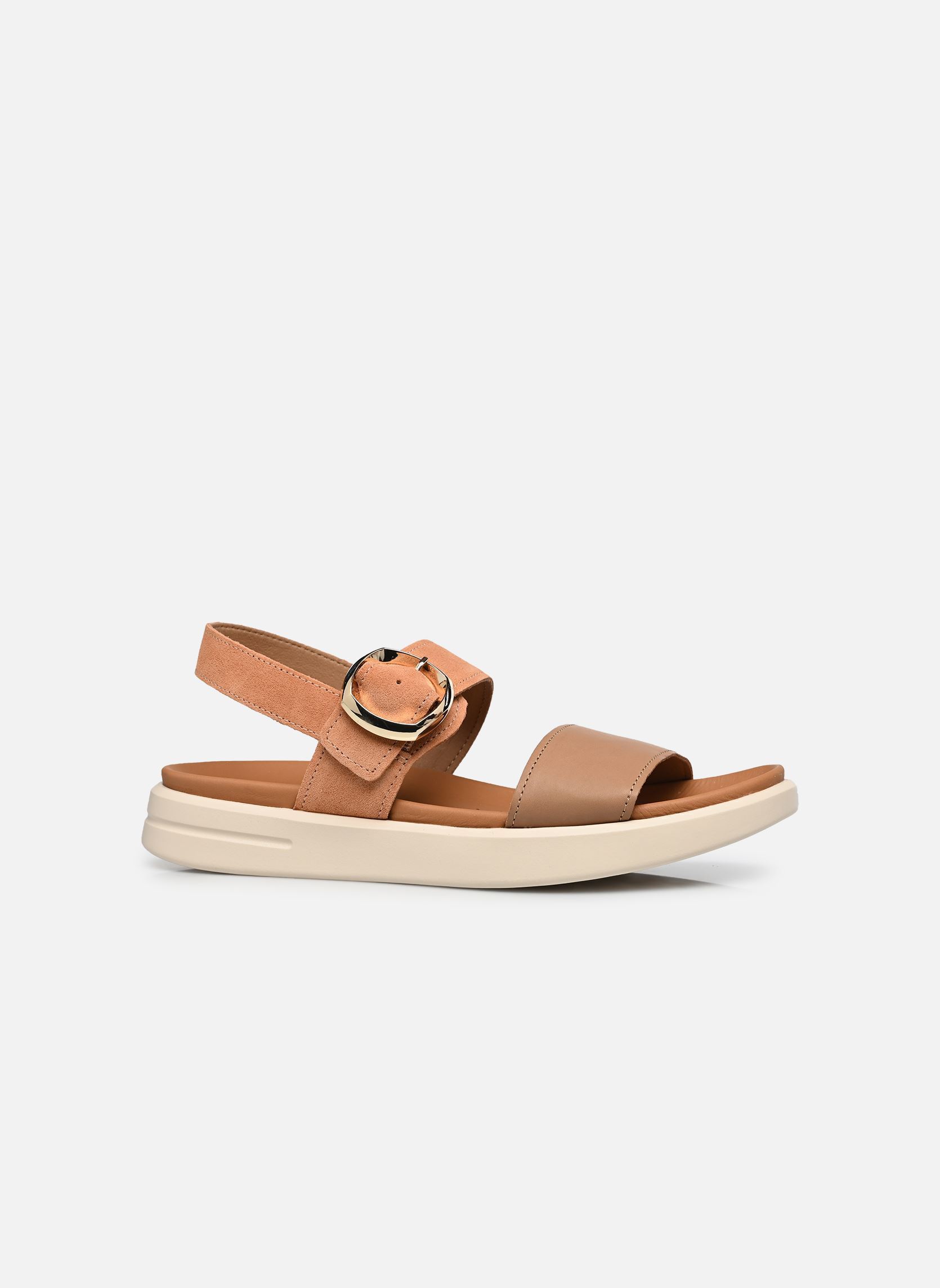 Sandales compensées et plateformes D XAND 2S A femme marron Geox Sandales compensées et plateformes D XAND 2S A femme marron PEACH/BEIGE