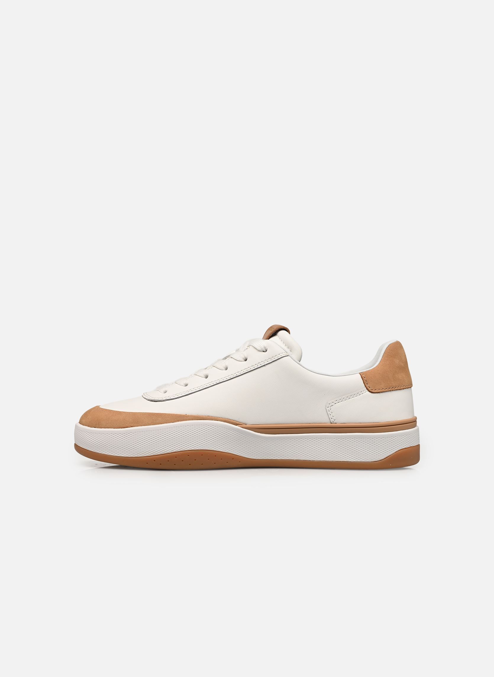 Baskets U DYNAMIA A homme blanc Geox Baskets U DYNAMIA A homme blanc WHITE/NATURAL