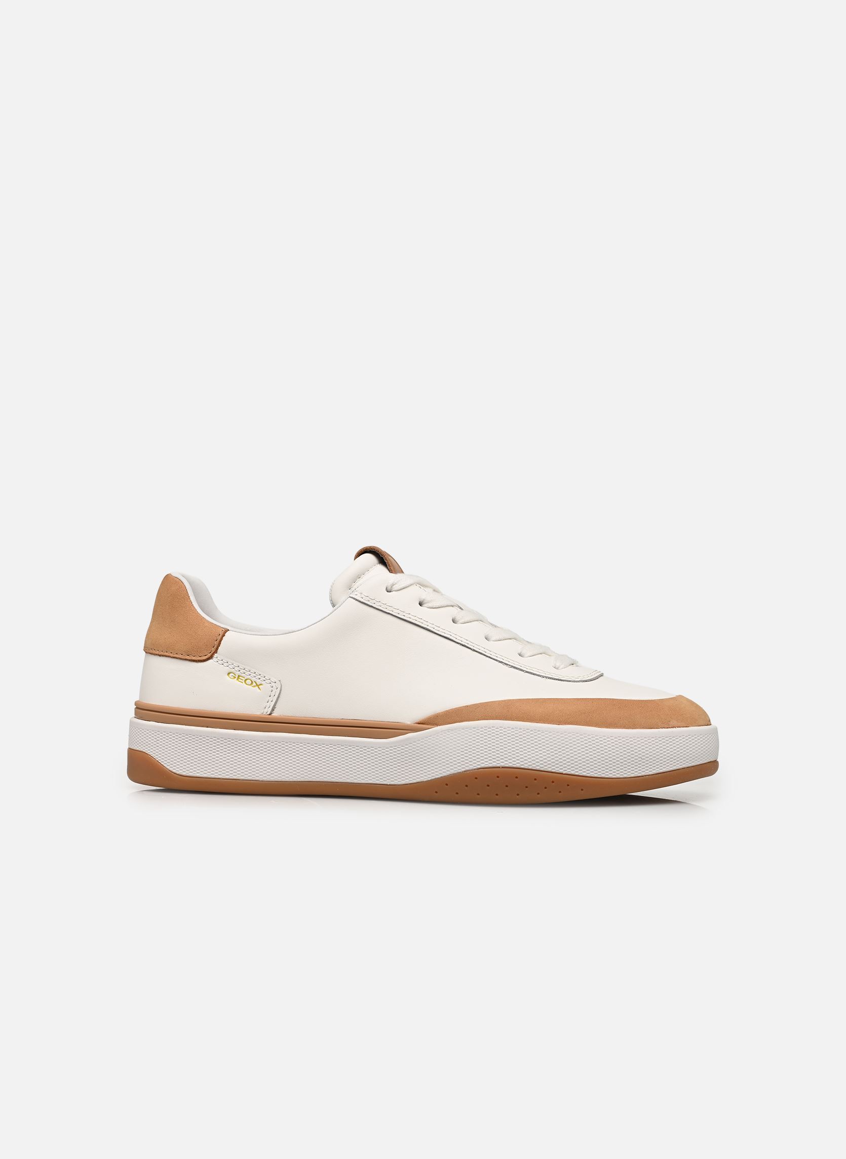 Baskets U DYNAMIA A homme blanc Geox Baskets U DYNAMIA A homme blanc WHITE/NATURAL