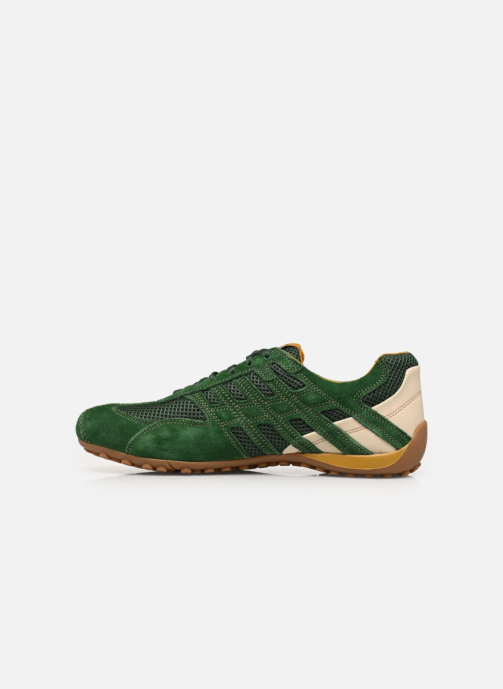 Baskets U SNAKE ORIGINAL A homme vert Geox Baskets U SNAKE ORIGINAL A homme vert Green