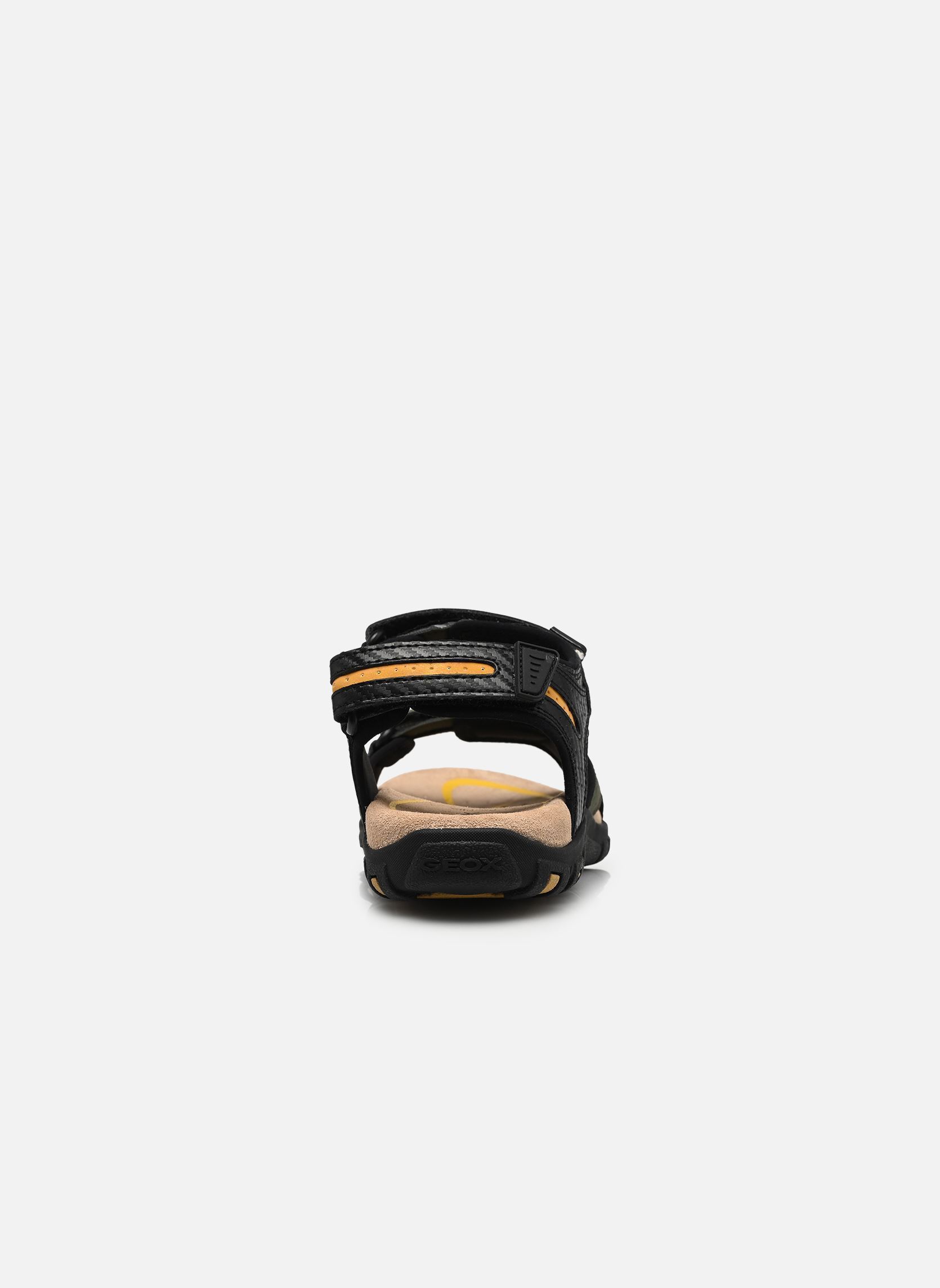 Sandalen und Pantoletten UOMO SANDAL STRADA D herren grün Geox Sandalen und Pantoletten UOMO SANDAL STRADA D herren grün MUSK/BLACK