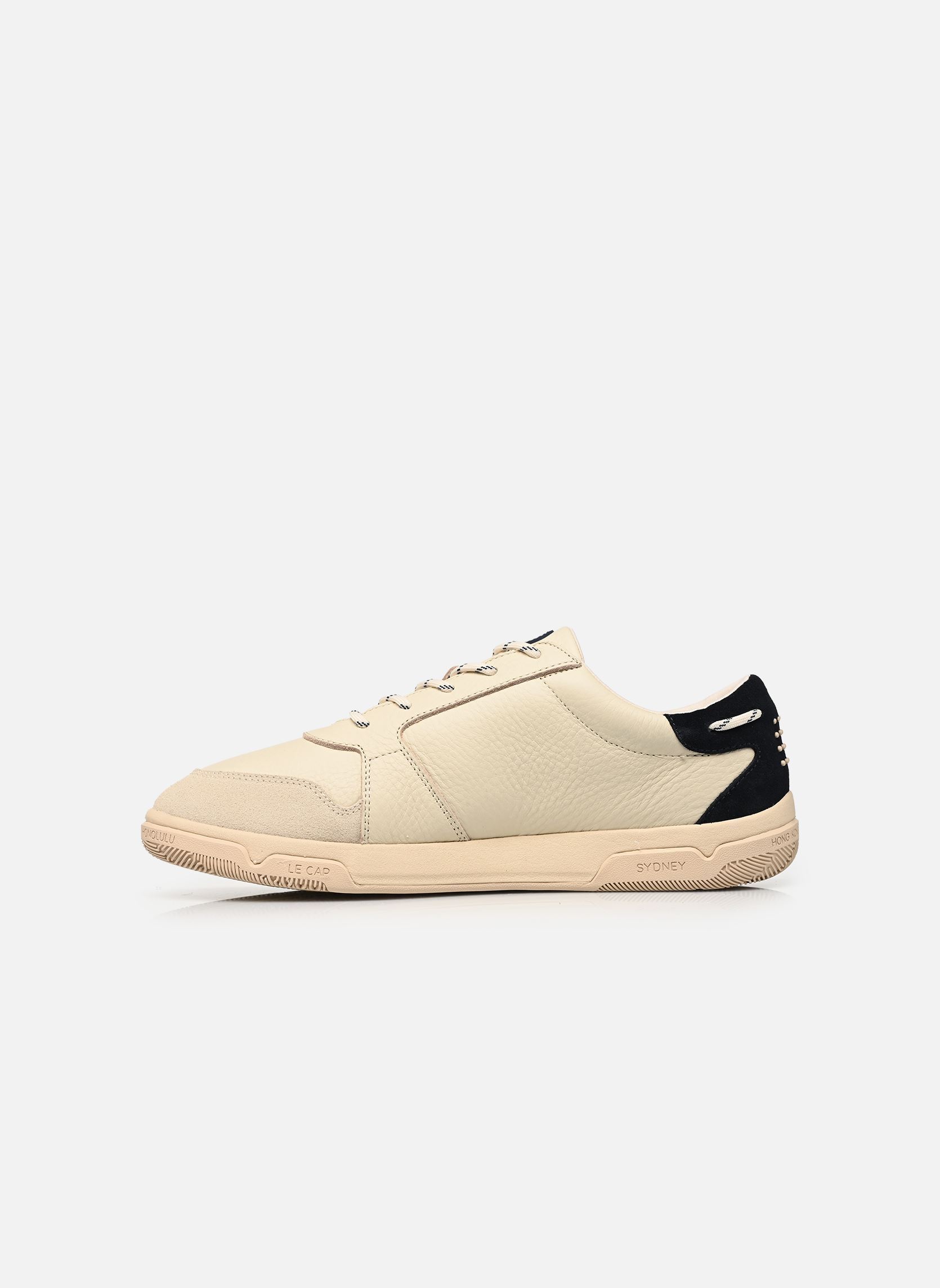 Niedrige Sneaker GEDEZIP herren weiß TBS Niedrige Sneaker GEDEZIP herren weiß CREME + MARINE