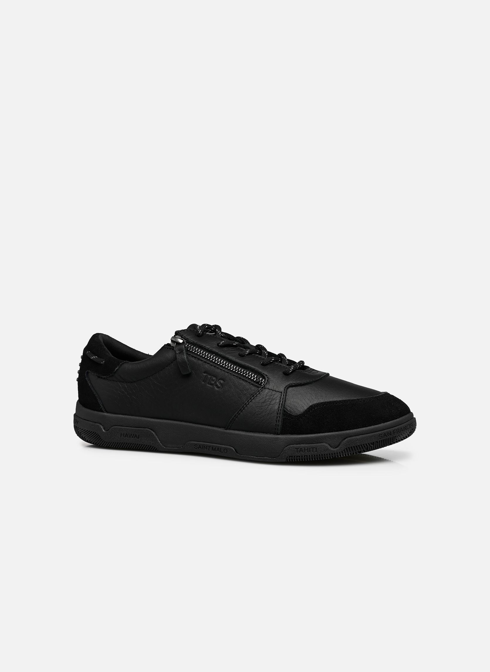 Baskets basses GEDEZIP homme noir TBS Baskets basses GEDEZIP homme noir NOIR