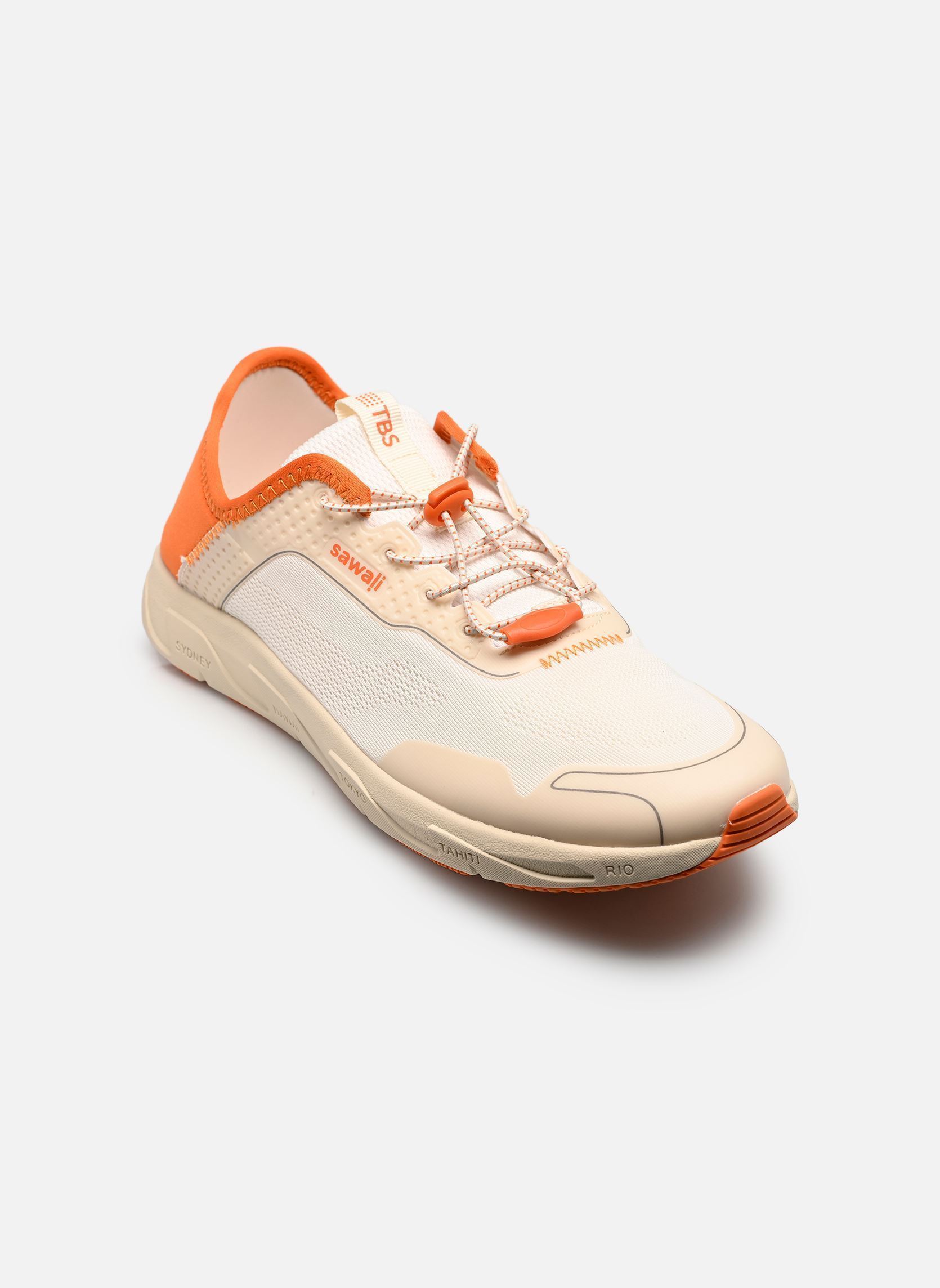 Baskets basses JAZYLIV homme orange TBS Baskets basses JAZYLIV homme orange ANGORA + TOPAZE