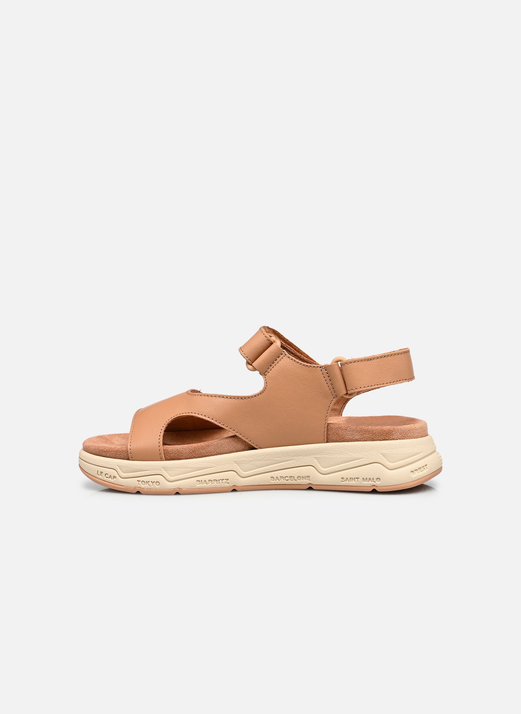 Sandales compensées et plateformes LOUISIE femme marron TBS Sandales compensées et plateformes LOUISIE femme marron CAPPUCINO