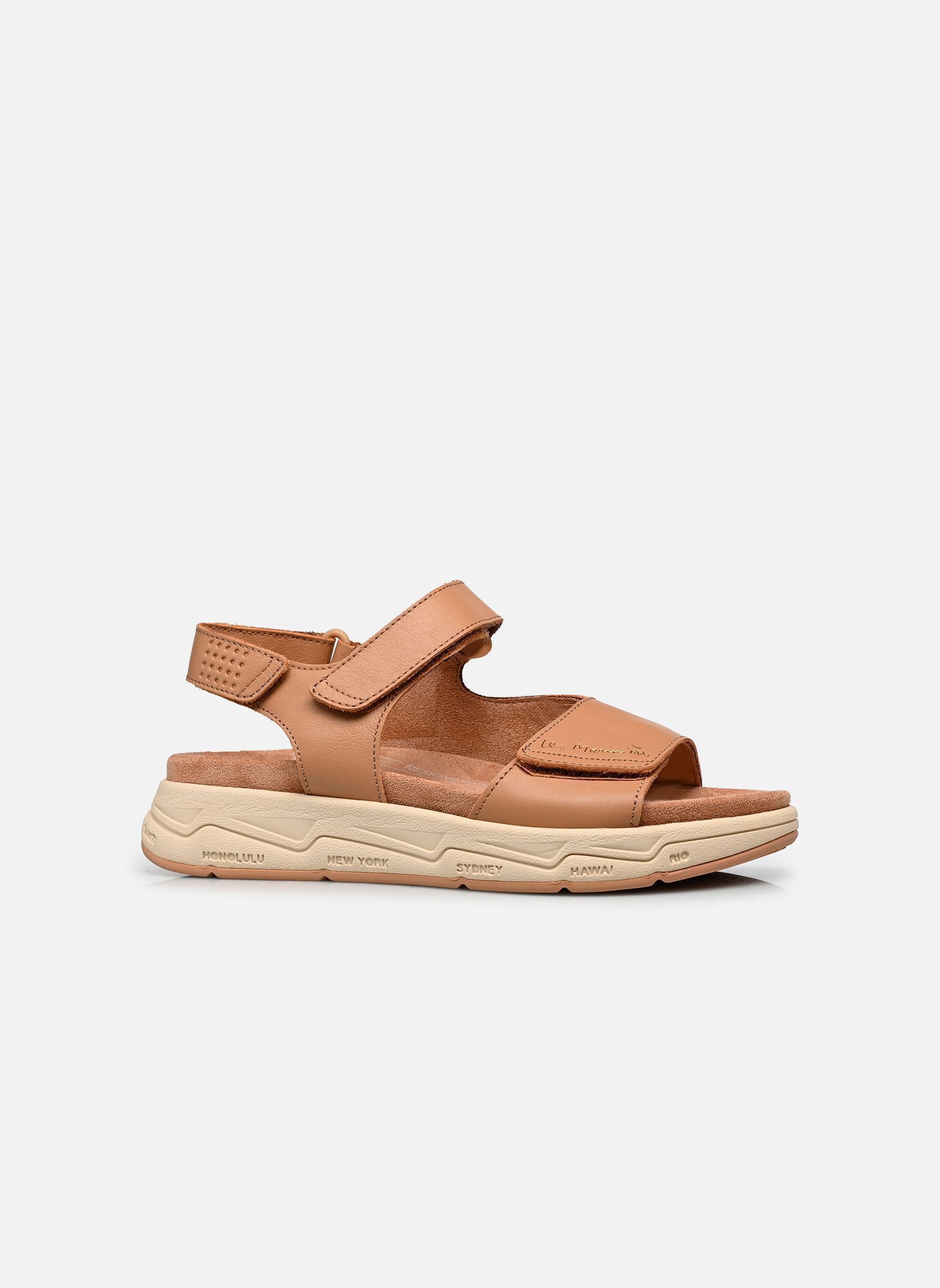 Sandales compensées et plateformes LOUISIE femme marron TBS Sandales compensées et plateformes LOUISIE femme marron CAPPUCINO