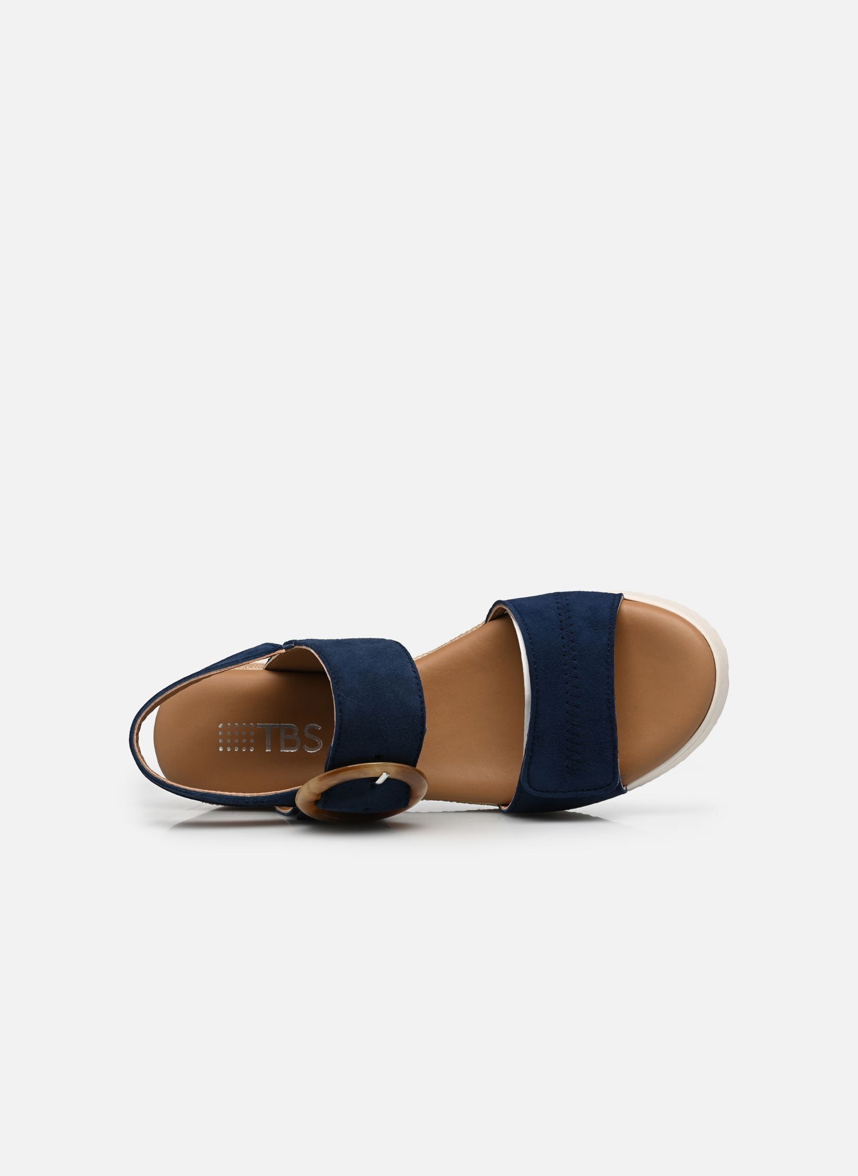 Sandales compensées et plateformes PRALINE femme bleu TBS Sandales compensées et plateformes PRALINE femme bleu MARINE