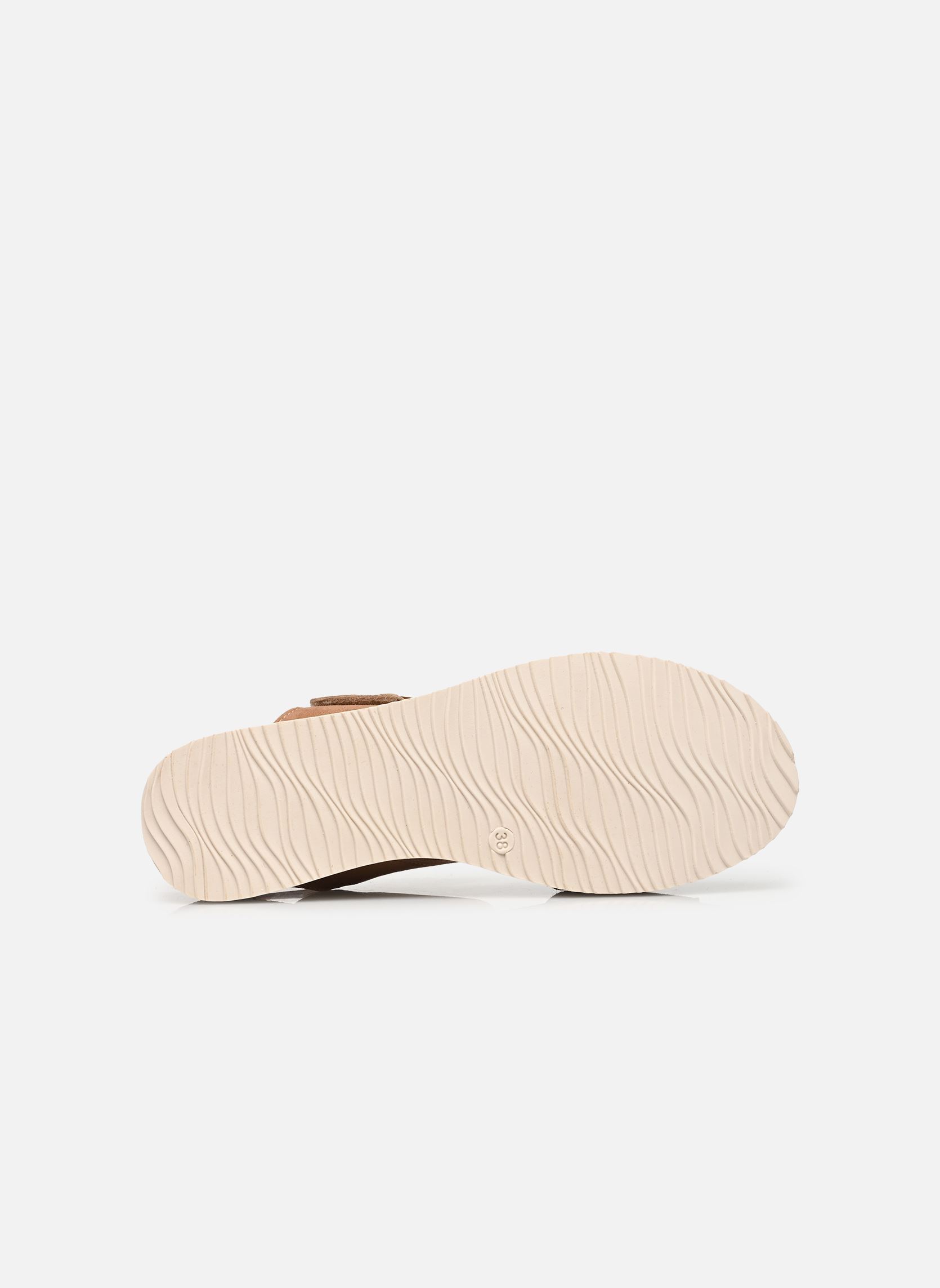Sandales compensées et plateformes PRALINE femme marron TBS Sandales compensées et plateformes PRALINE femme marron NOISETTE