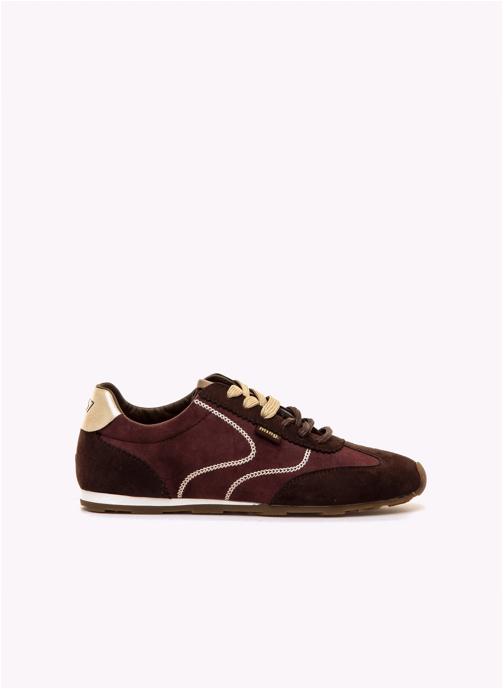 MTNG Baskets basses Sneakers Femme MTNG JANET beige femme rouge