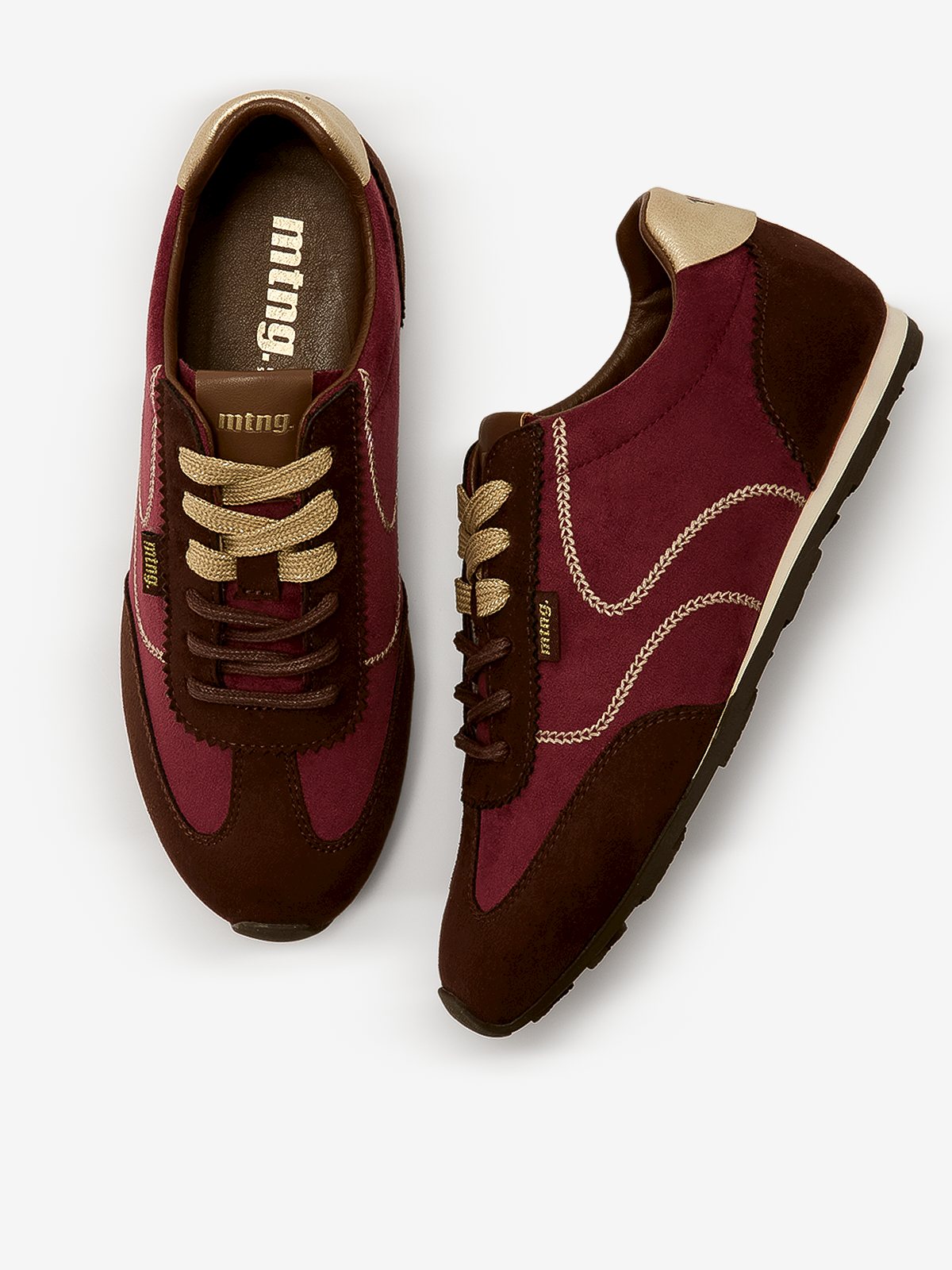 Baskets basses Sneakers Femme MTNG JANET beige femme rouge MTNG Baskets basses Sneakers Femme MTNG JANET beige femme rouge Rouge
